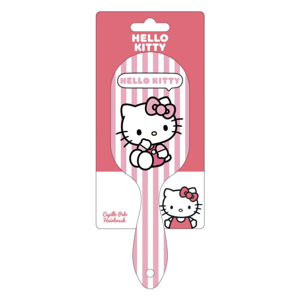 Hello Kitty Haarklemme Stripes Haarbürste 20 cm von Hello Kitty