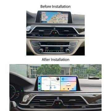 TAFFIO Für BMW 7er G11 G12 10" Touchscreen GPS Navigation CarPlay AndroidAuto Einbau-Navigationsgerät