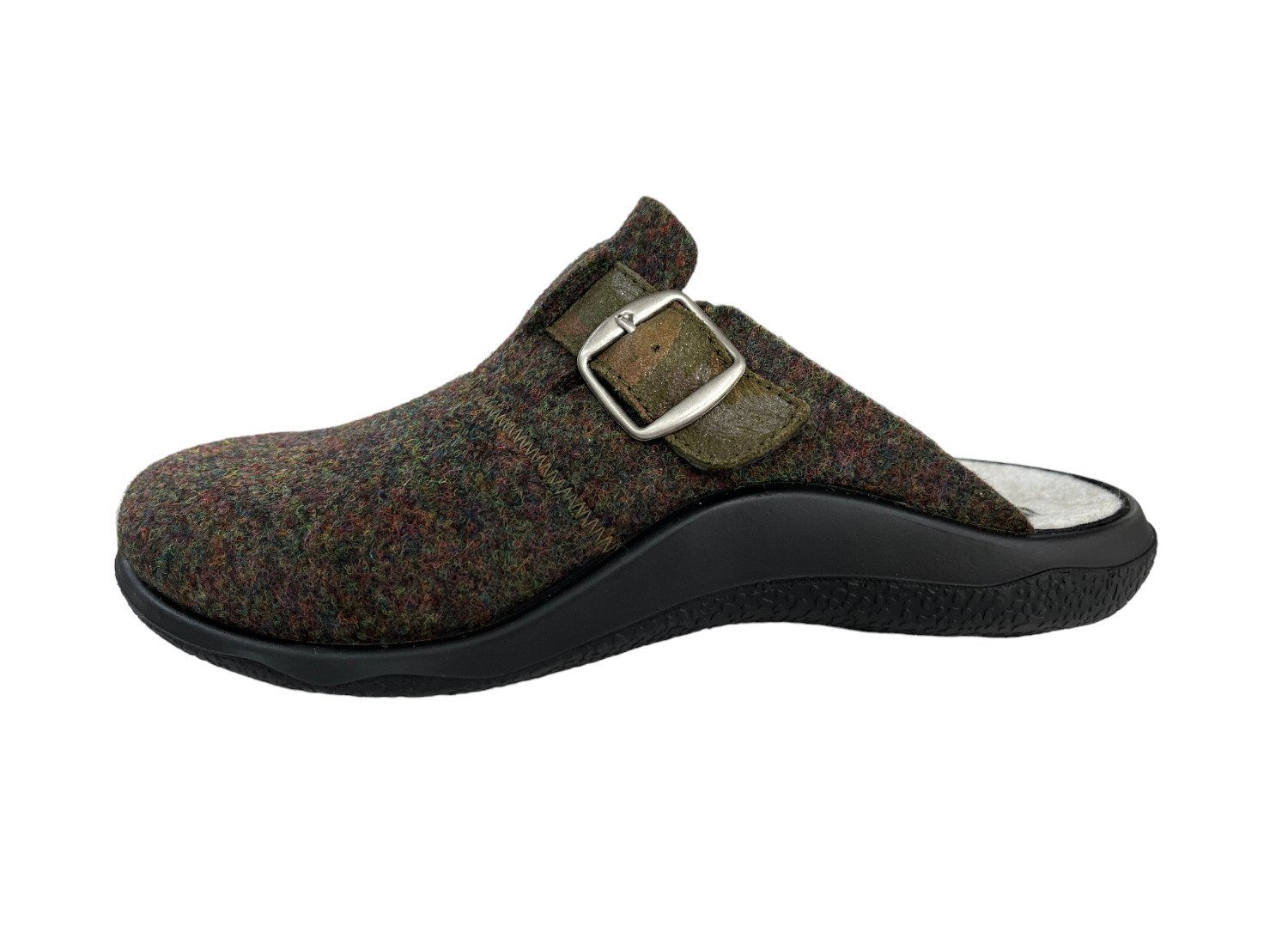 Westland Westland Damen Pantoffel Roubaix 18704-315-631-04 oliv-kombi Hausschuh