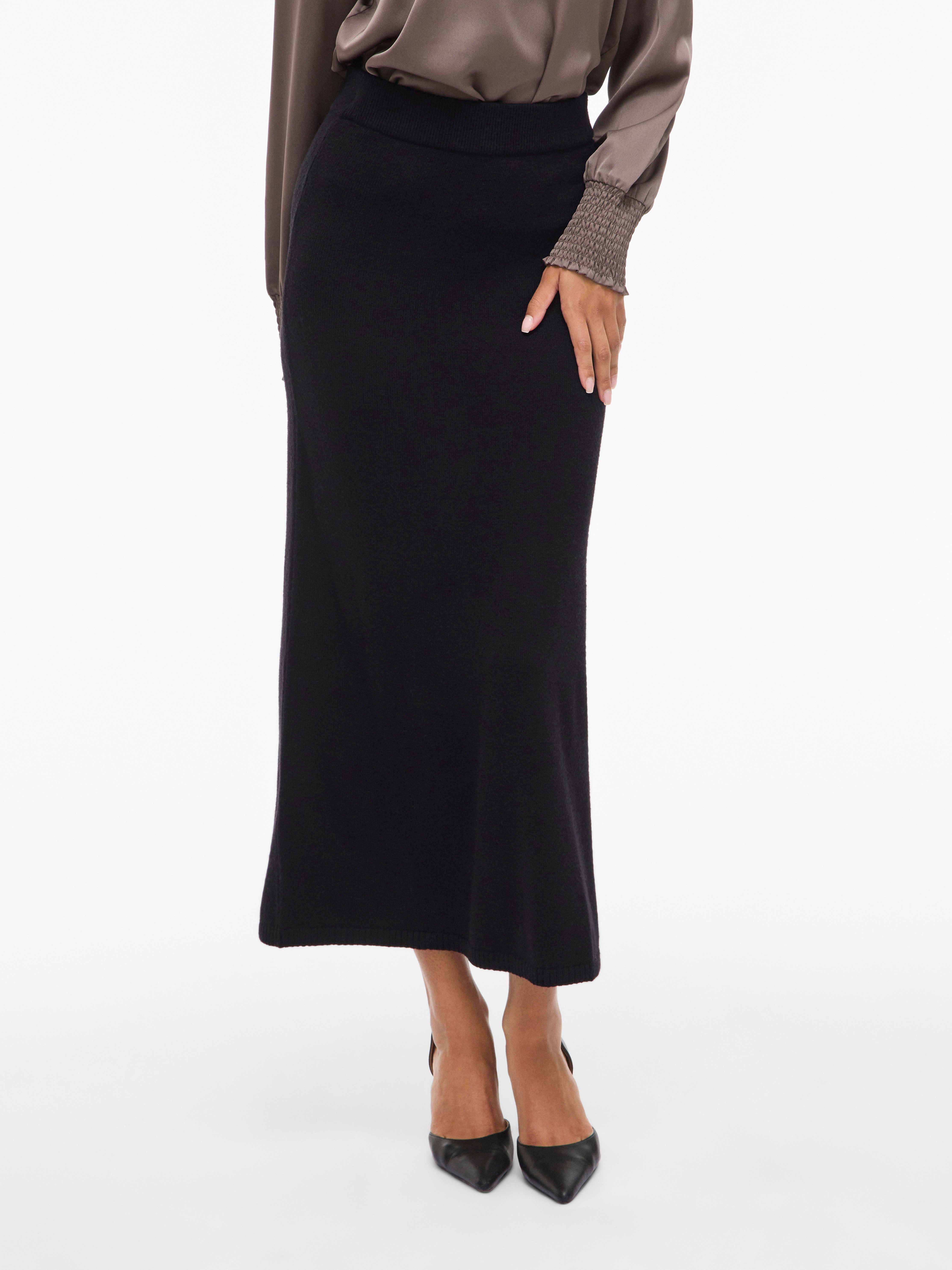 Vila Maxirock VIRIL ANKLE KNIT SKIRT - NOOS