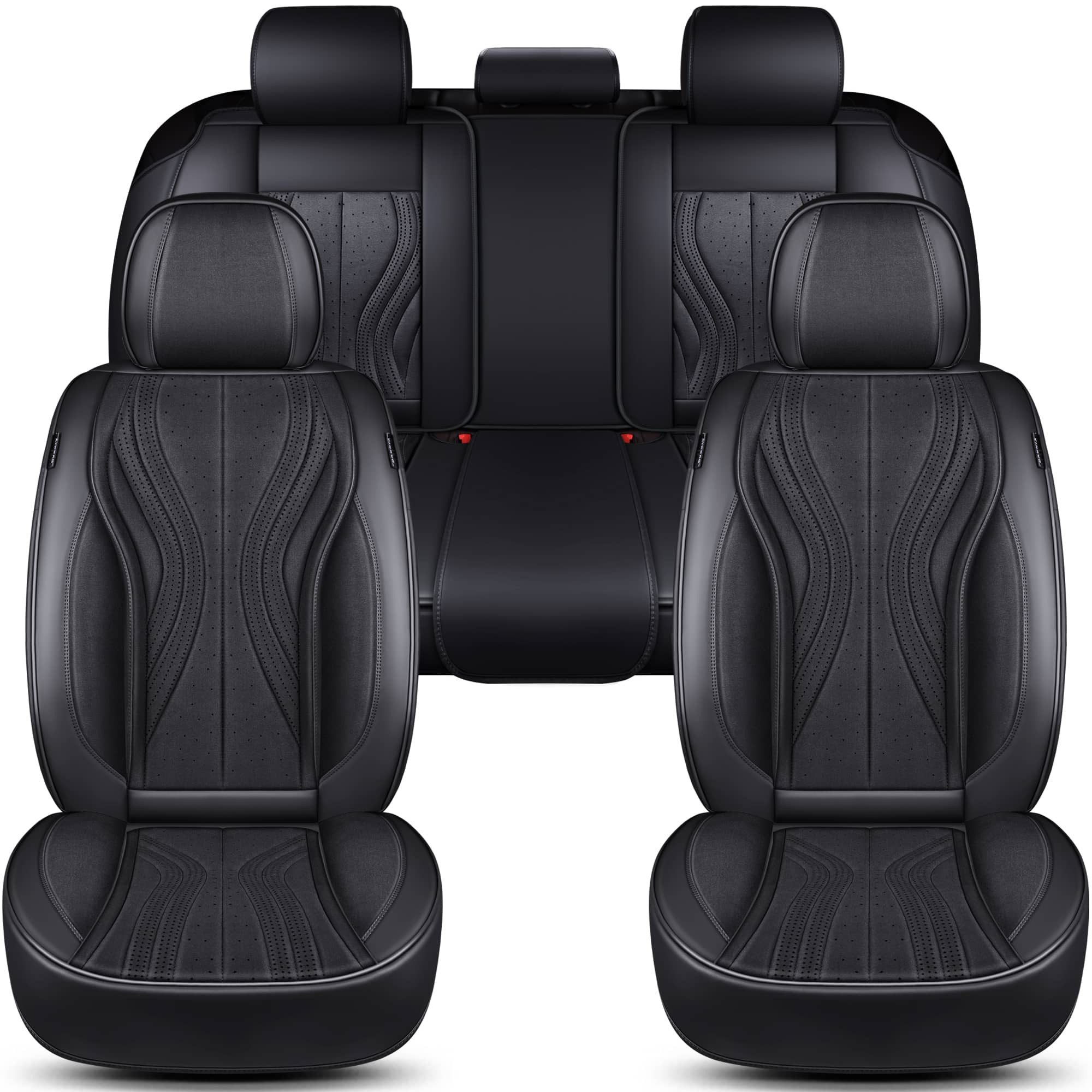 BREMER SITZBEZÜGE Autositzbezug für VW Passat Bj ab 2014 (FM3), Set, 2-tlg., Komplettset Vorne und Hinten, in Schwarz