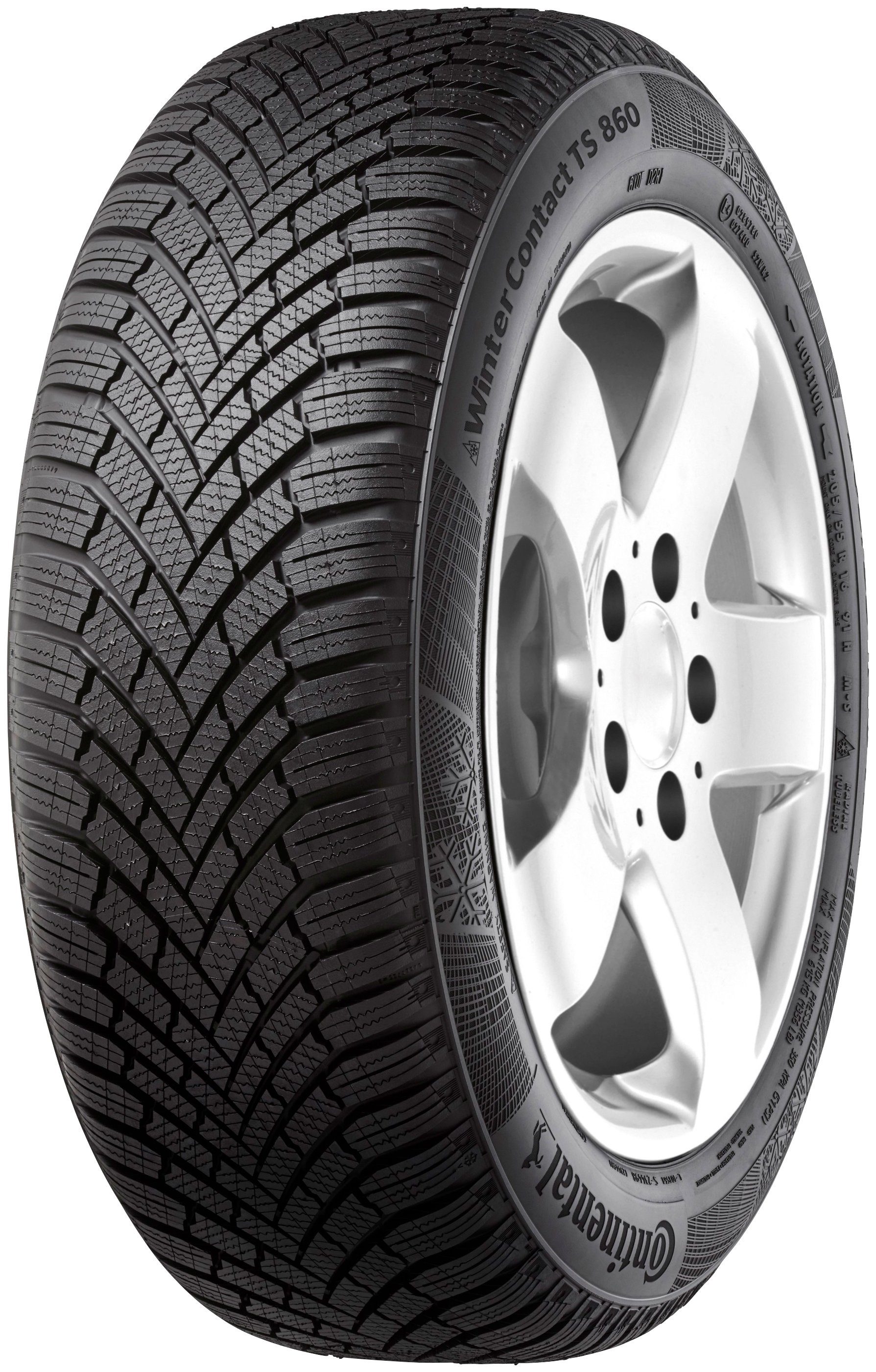 CONTINENTAL Winterreifen WinterContact 165/70 R14 860, TS 81T 1-St