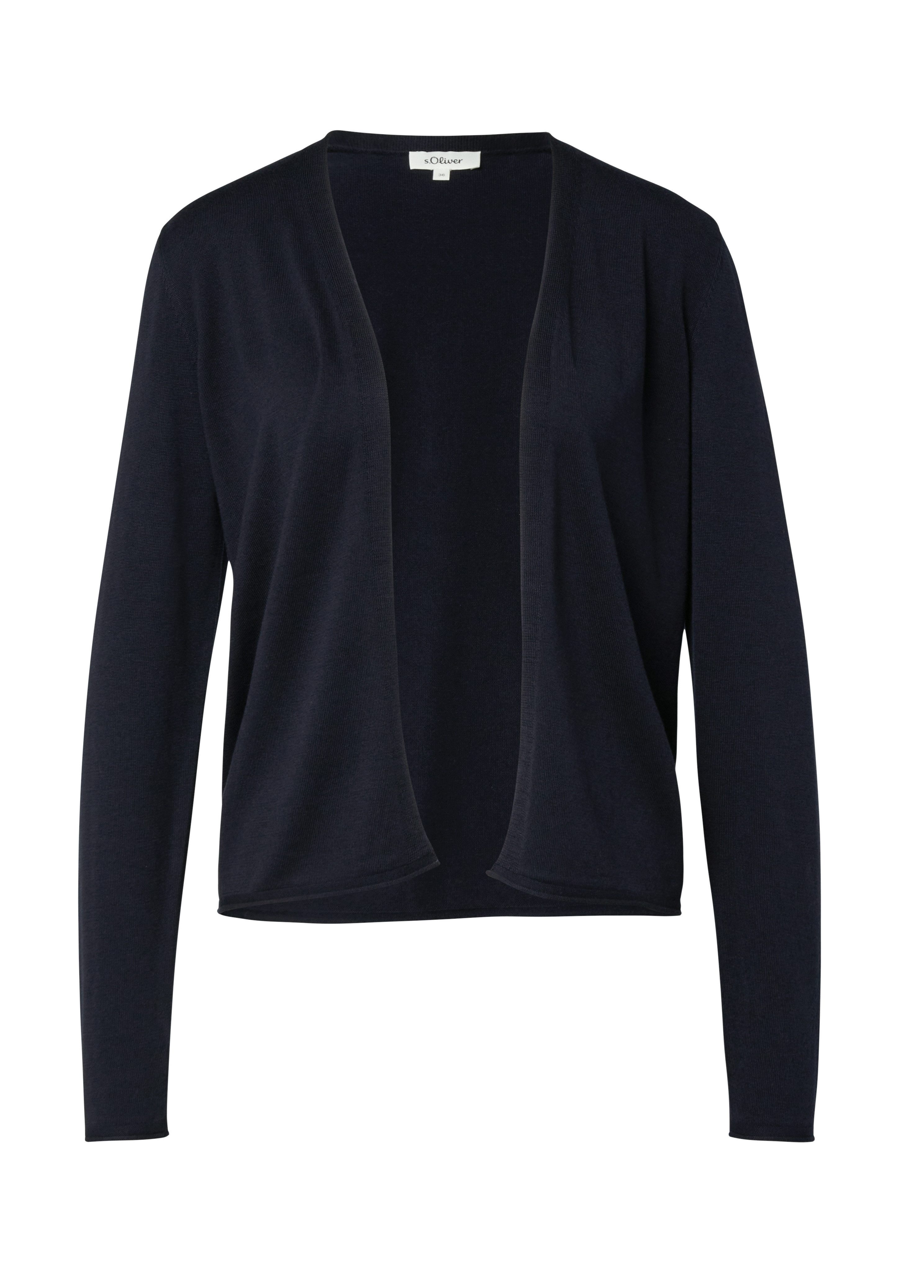 s.Oliver Cardigan ohne Verschluss und mit V-Ausschnitt