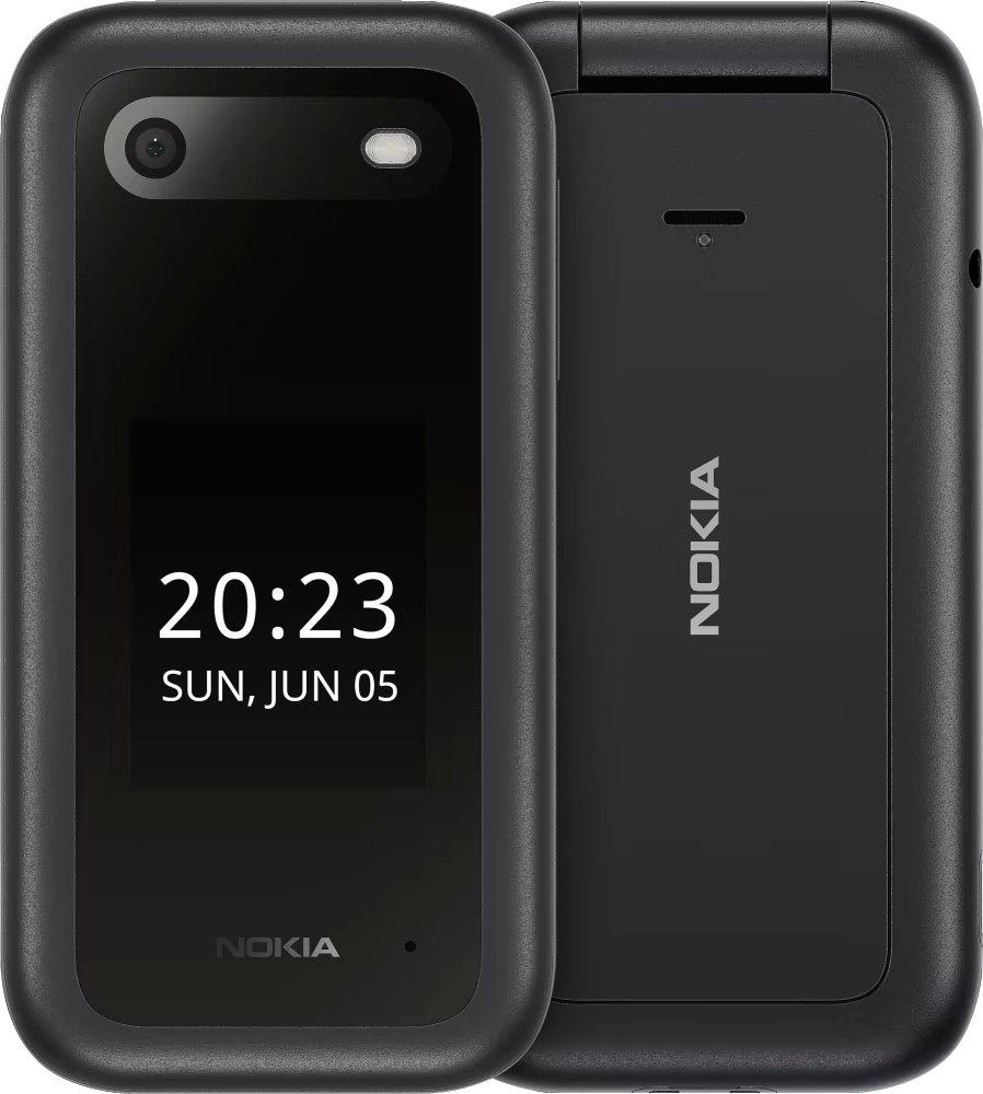 Nokia 2660 Flip Speicherplatz, Kamera) 0,3 schwarz 0,13 GB Klapphandy (7,11 Zoll, cm/2,8 MP