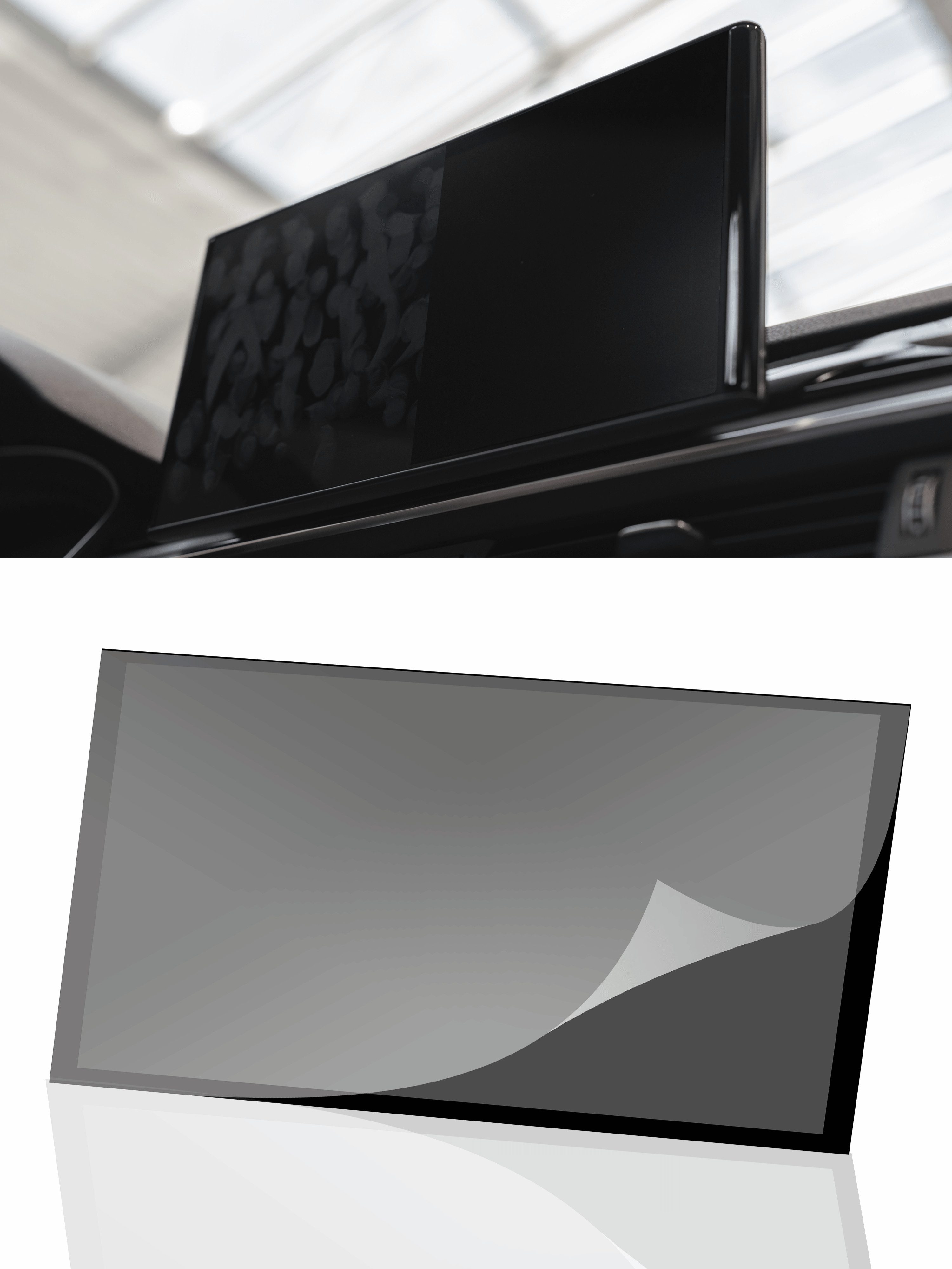 DISSKIN Displayschutzfolie DISSKIN Displayschutzfolie für Audi A5 /S5 / RS5 ab 01/2020 MATT für Audi A5 / S5 / RS5 ab 01/2020, 1 Stück, Anti-Fingerabdruck