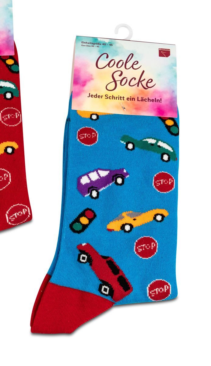 formano Socken Coole Socke Autos blau günstig online kaufen