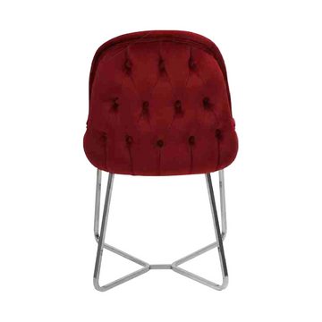 JVmoebel Esszimmerstuhl Modern Rot 2x Stühle Luxus Esszimmer Einrichtung Stühle Neu Möbel (2 St), Made in Europa
