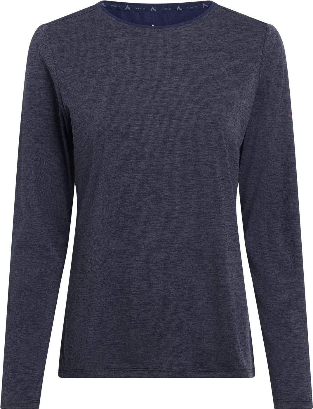 McKINLEY T-Shirt Da.-Langarmshirt Hunu LS W MELANGE/NAVY/NAVY günstig online kaufen
