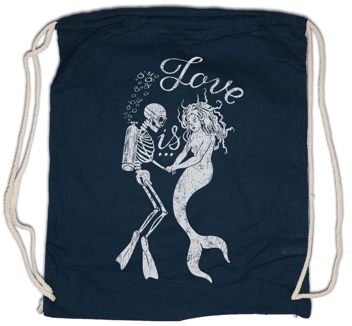 Turnbeutel Mermaid Diver Love Turnbeutel Surfer Surfen Toter Taucher Tauchen Dead