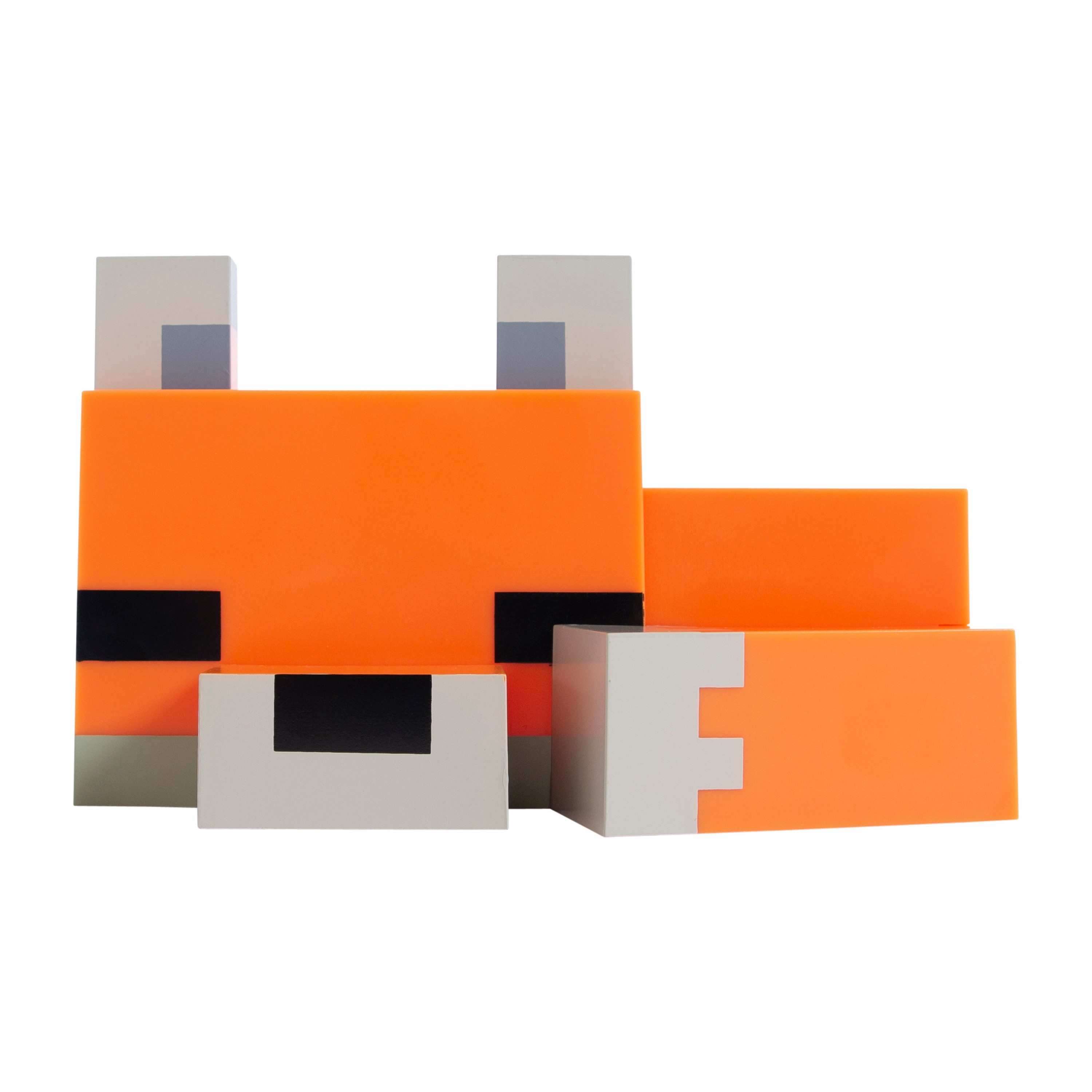 Minecraft LED Dekolicht - Deko für Minecraft Fans - Dekolampe, aufladbarer Akku, LED fest integriert, Designs: Fackel, Potion, Creeper, Netherite, Fuchsbaby oder Axolotl