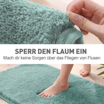 Badematte Badteppiche, rutschfeste Badematten, weiche und Flauschige Badteppiche CALIYO, Memory Schaum, schnell trocknend, strapazierfähig, Polyester, trockene und schimmelresistente Badedecken für Bad und Küche