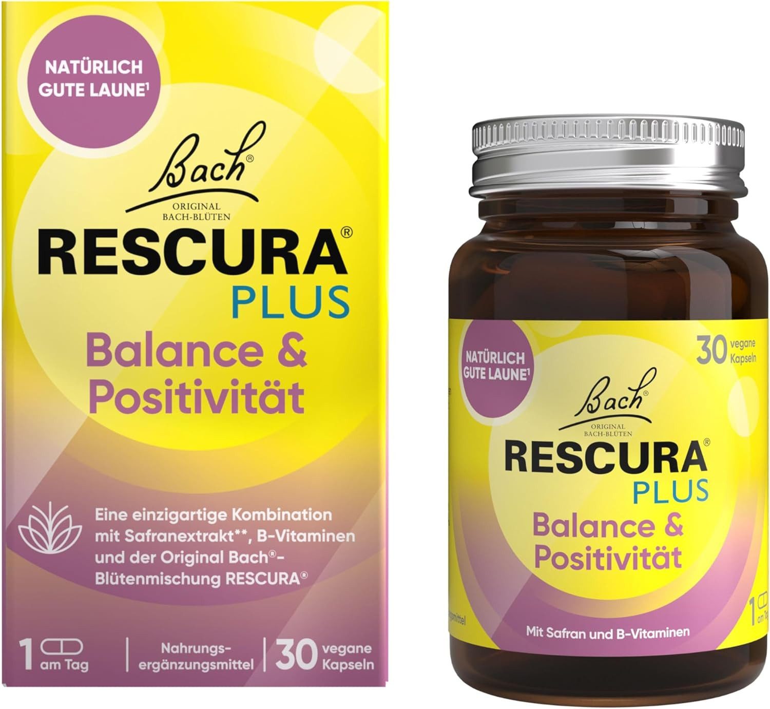 Bachblütenmischung Rescura plus Kapseln
