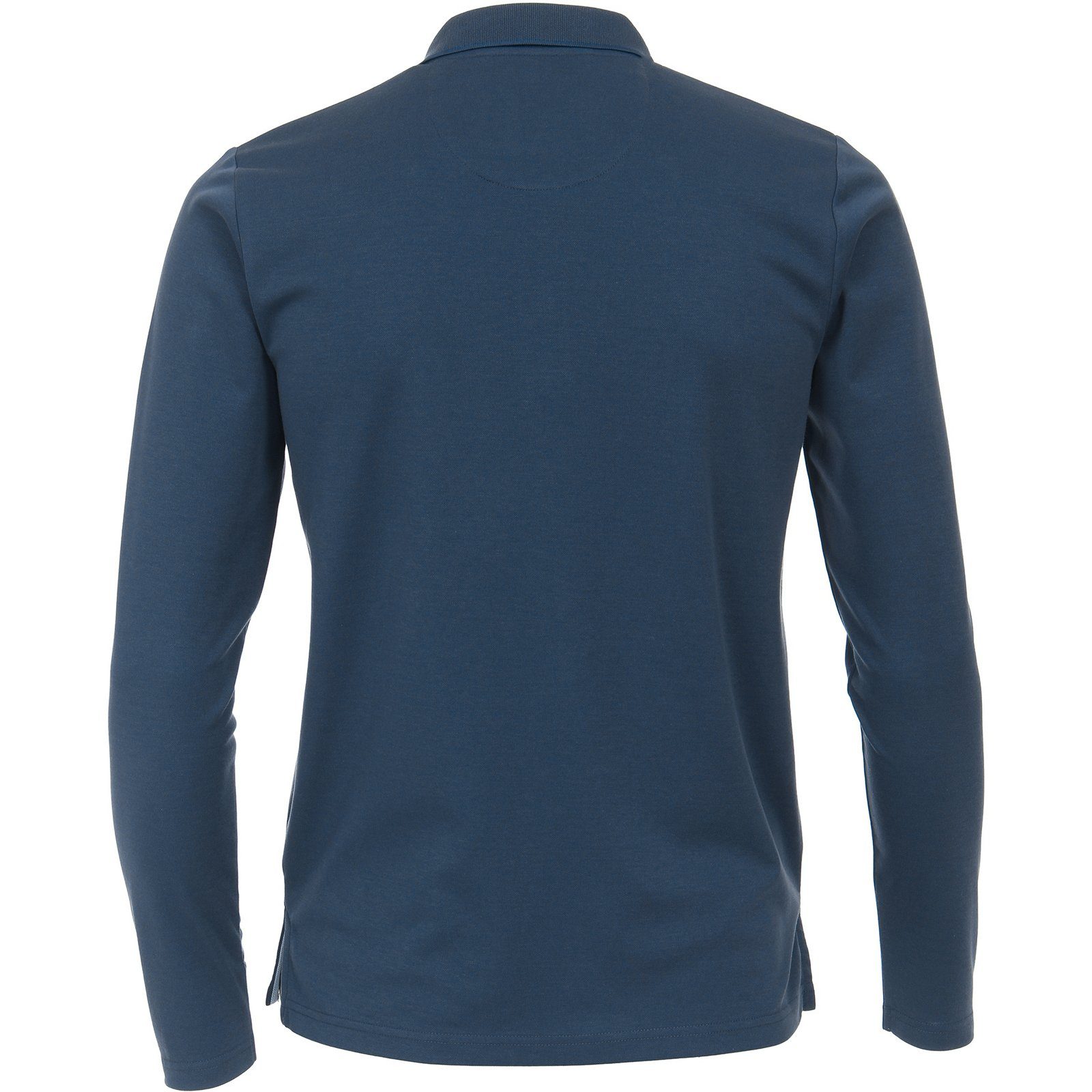 Redmond Poloshirt Große Größen Langarm-Poloshirt Wear" denimblau "Wash & Redmond