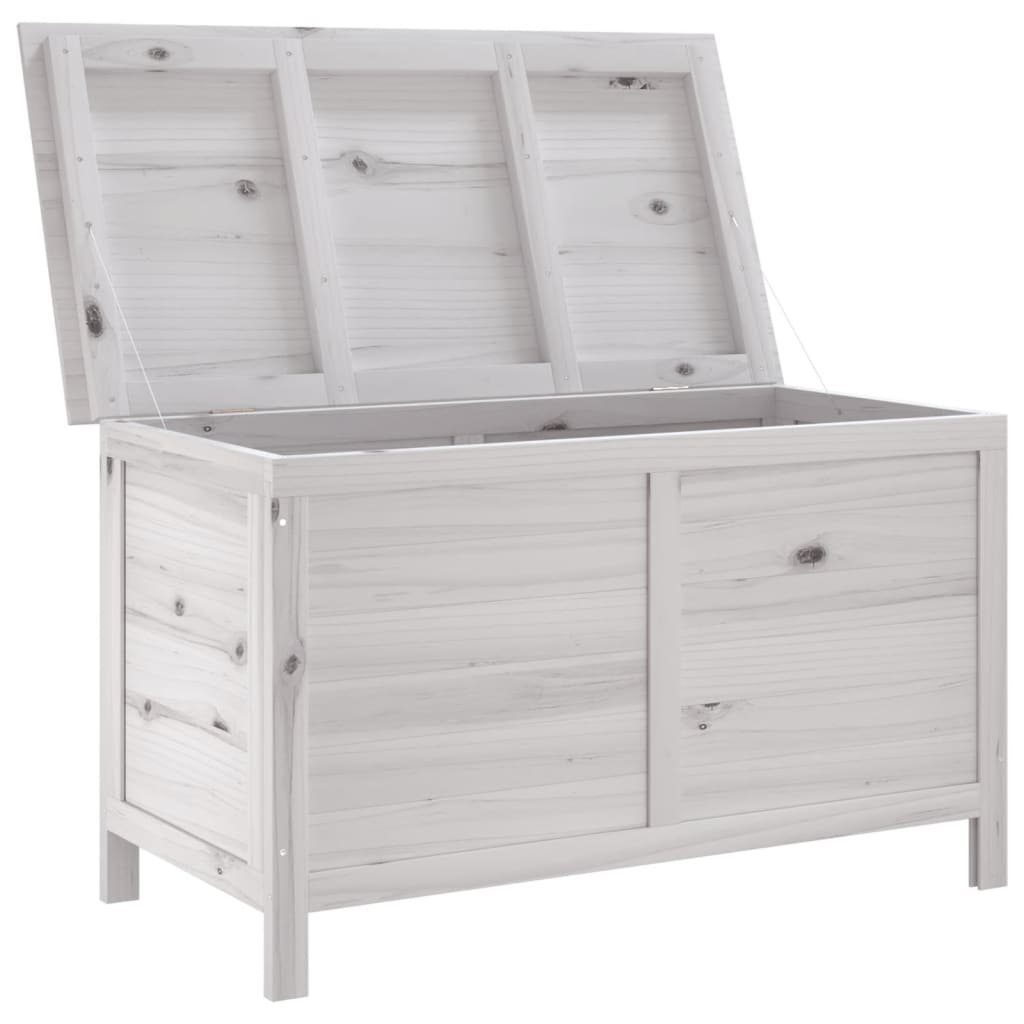 vidaXL Auflagenbox 99 x 495 x 585 cm Gartentruhe Kissenbox Kissentruhe Auflagenbox Weiß 9