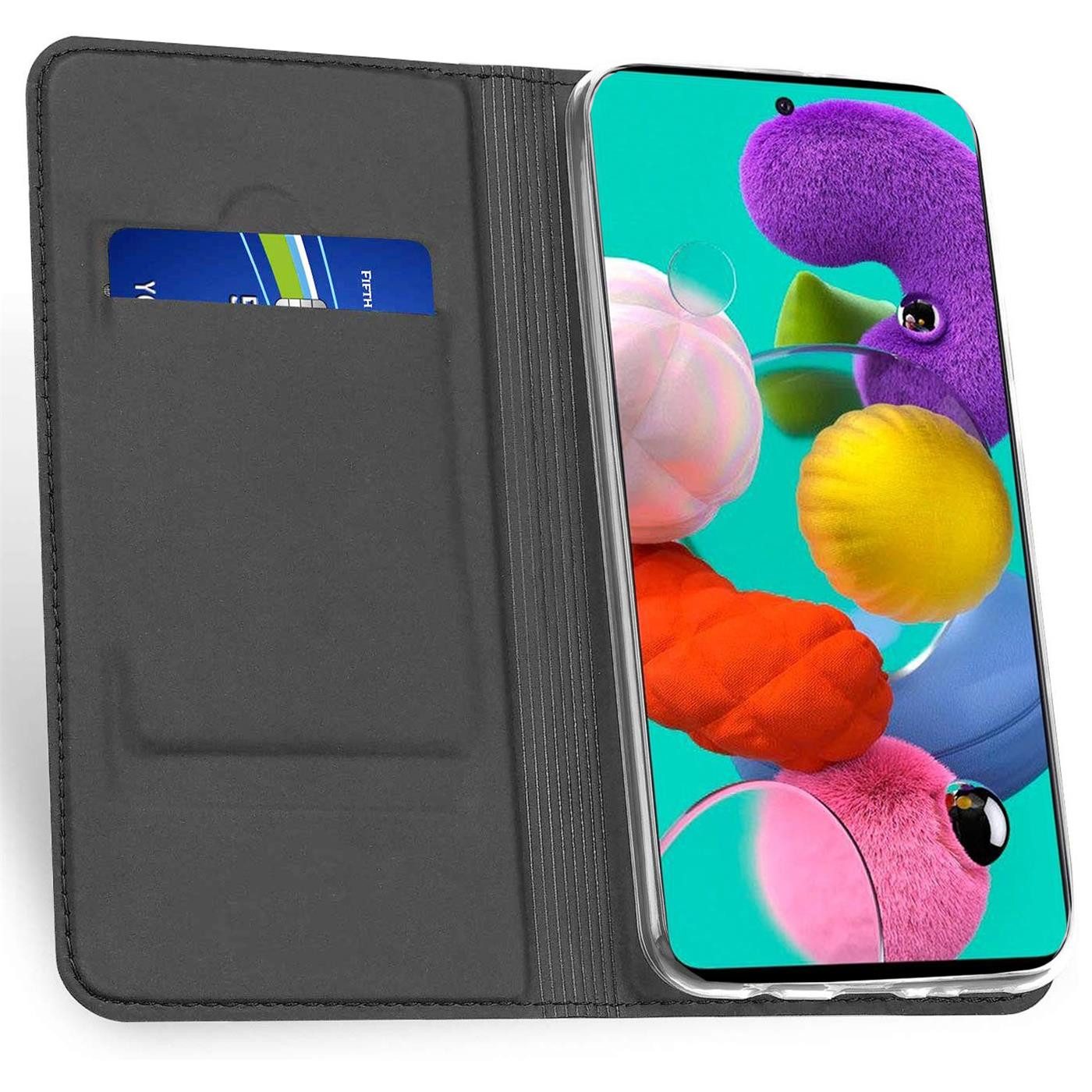 CoolGadget Handyhülle Magnet Case Handy Tasche für Samsung Galaxy A51 6,5 Zoll, Hülle Klapphülle Ultra Slim Flip Cover für Samsung A51 Schutzhülle – Bild 4 von 5