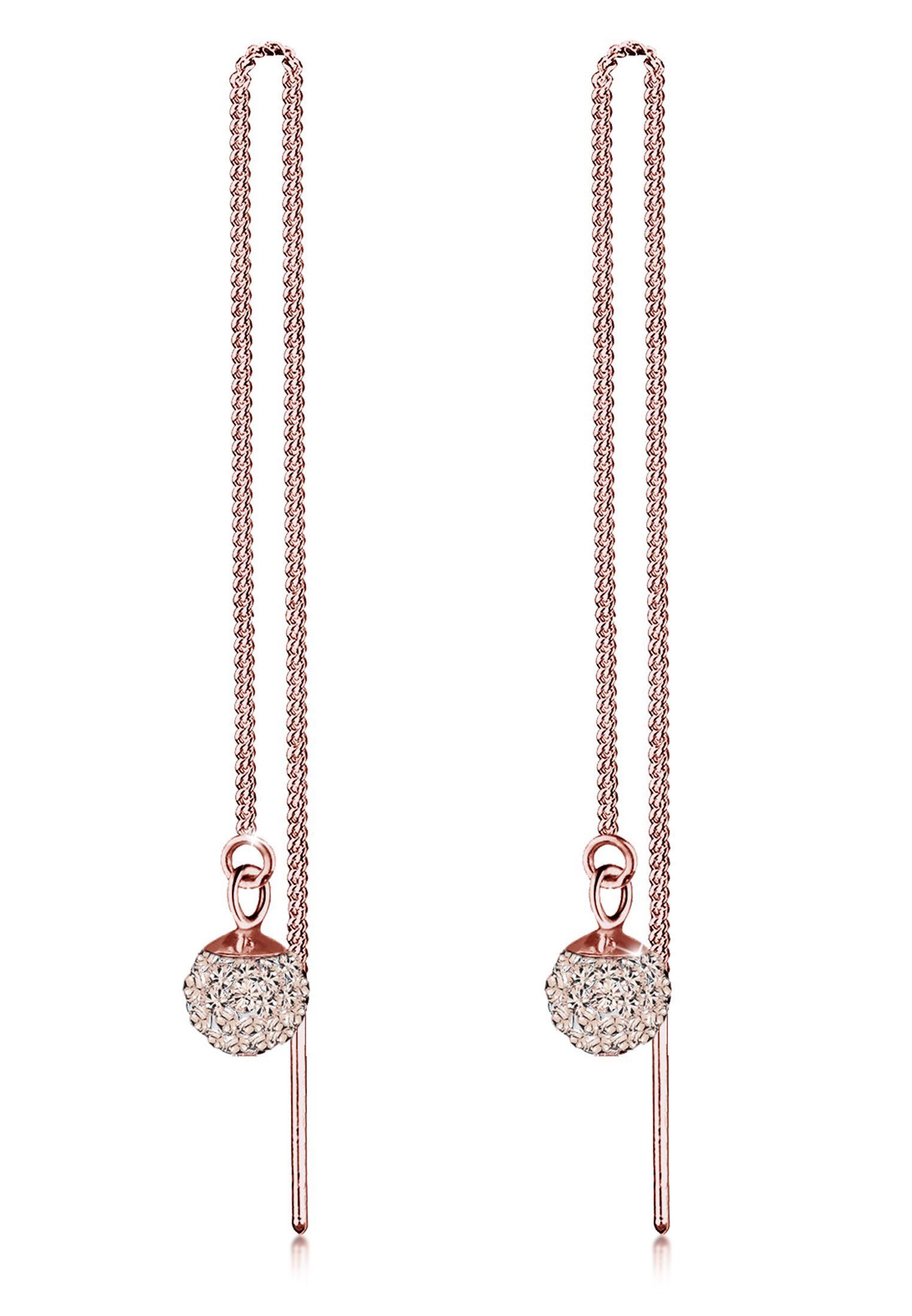 Elli Paar Ohrhänger Hänger Kugel 925 Silber, mit Kristallen von Swarovski®, günstig online kaufen