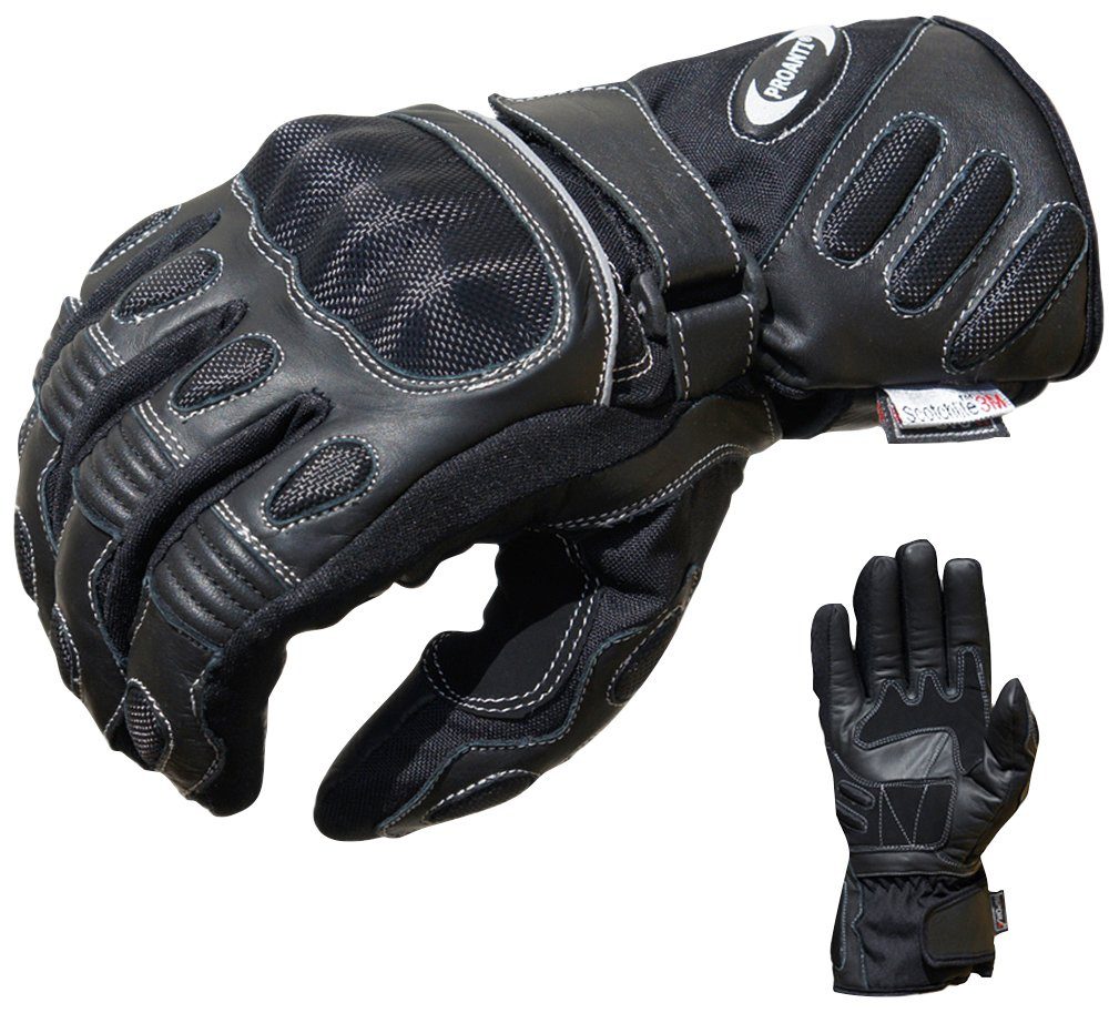 PROANTI Motorradhandschuhe speziell für Regenwetter und den Winter geeignet, wasserdicht | Motorradhandschuhe