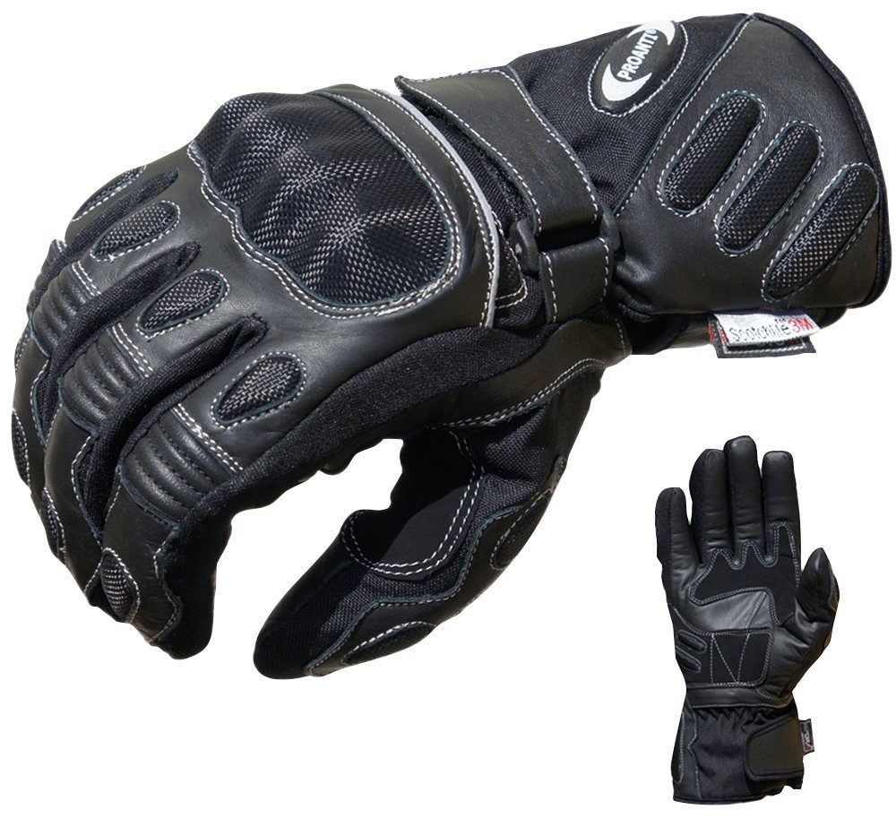 wasserdicht geeignet, PROANTI Motorradhandschuhe Winter für Regenwetter den und speziell