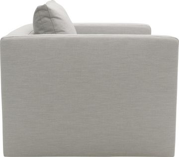 DOMO collection Sessel Solskin, individuell erweiterbar, Formschön mit losem Sitz- und Rücken-Kissen.