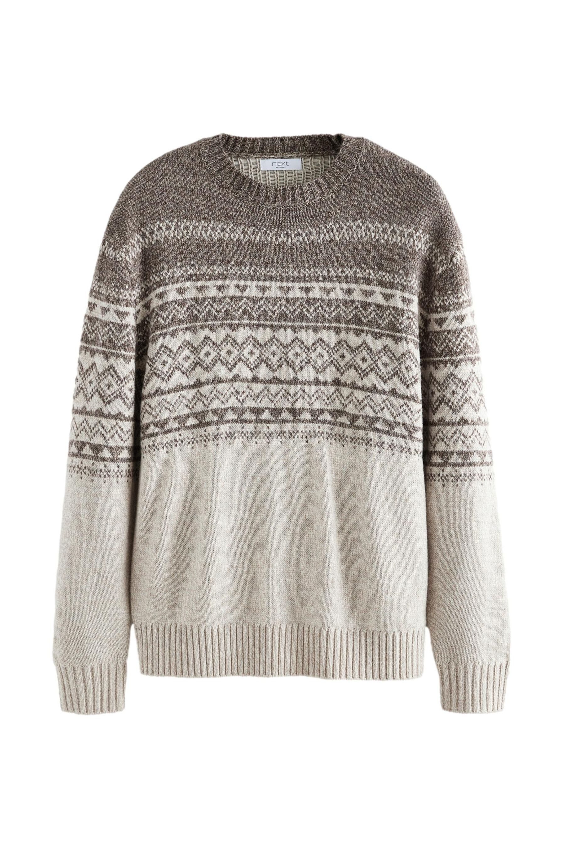 Next Norwegerpullover Regular Fit Rundhalspullover mit günstig online kaufen