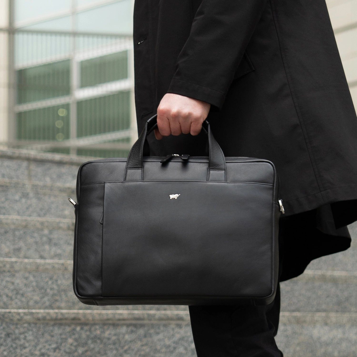 Braun Büffel Laptoptasche GOLF Businesstasche M schwarz