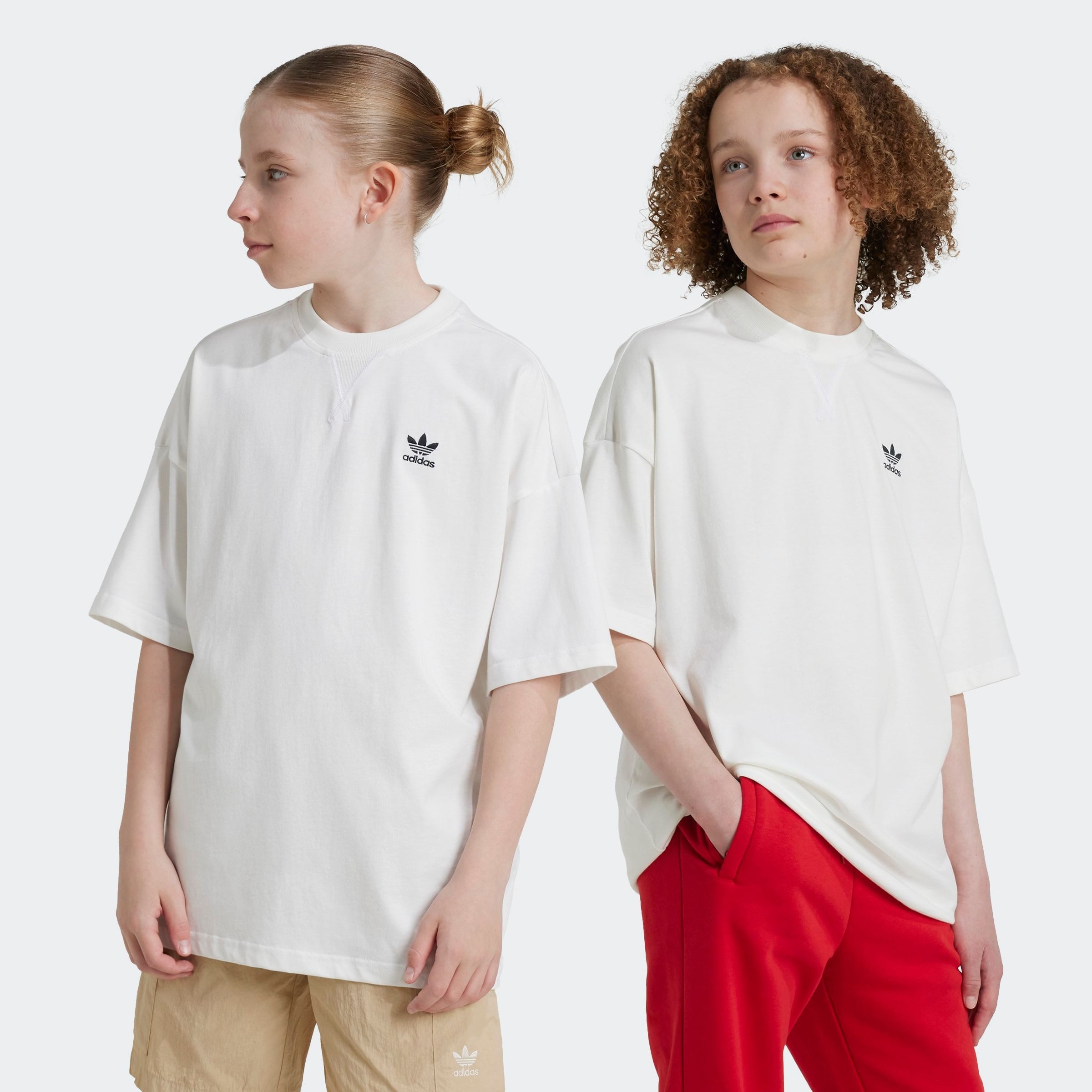 adidas Originals T-Shirt TEE lockere Passform, für Kinder, mit aufgesticktem Trefoil Logo