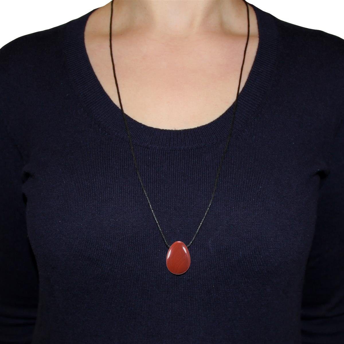 Morella Kette mit Anhänger Halskette 80 cm (1-tlg), Damenkette mit Edelstei günstig online kaufen