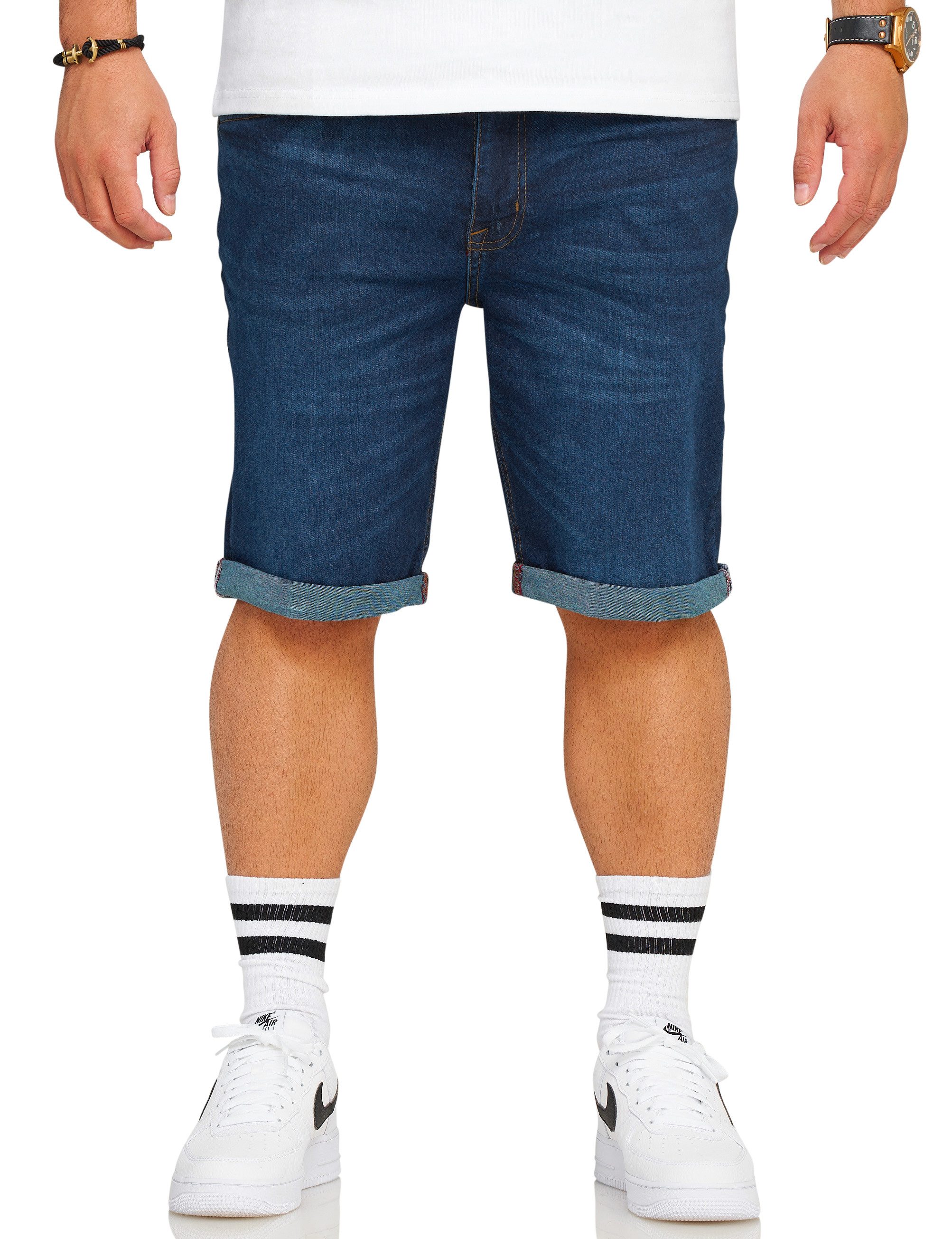 SOULSTAR Jeansshorts S2ALOJA Herren Kurze Hose Jeans Shorts Bermuda Stretch günstig online kaufen