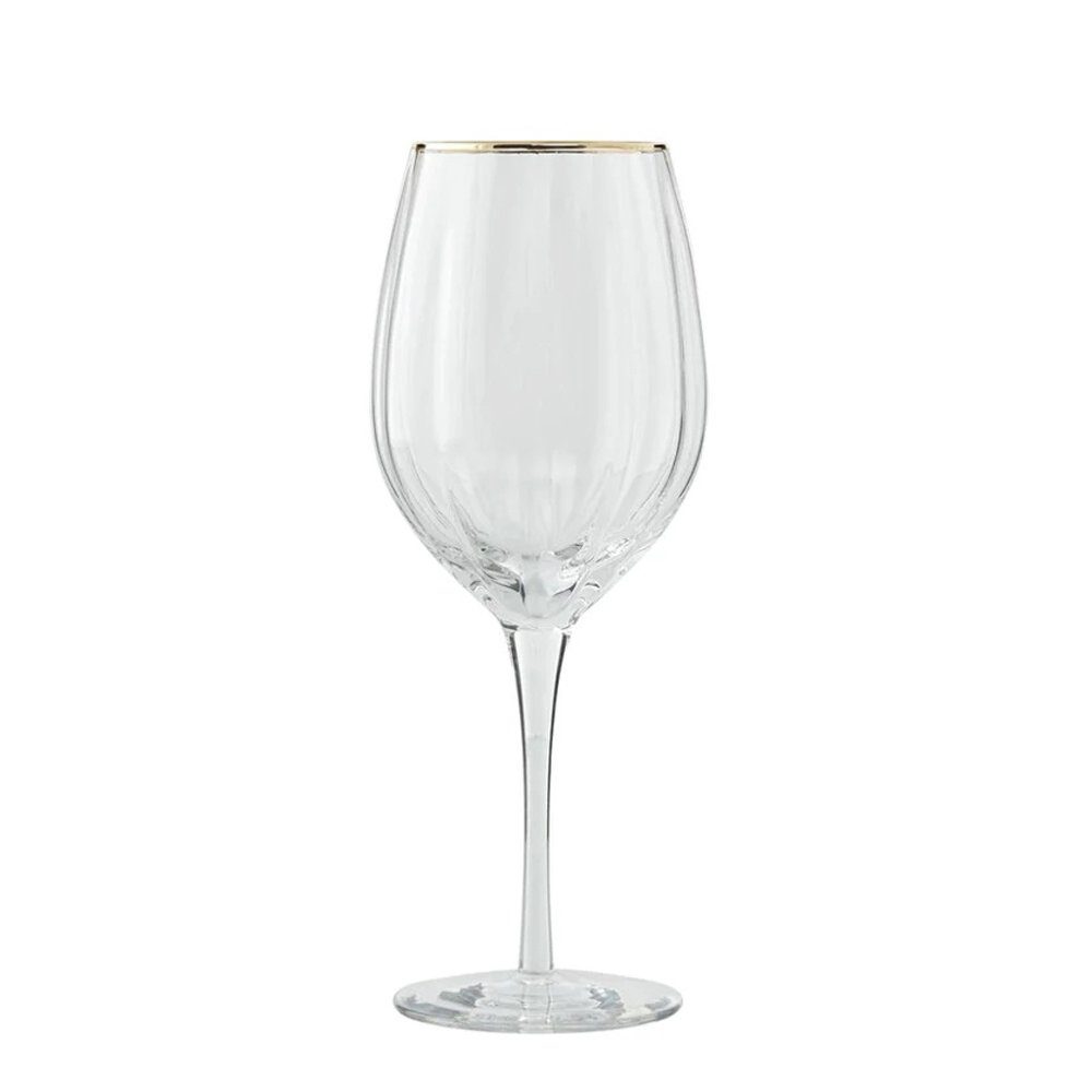 Lene Bjerre Glas Lene Bjerre Rotweinglas CLAUDINE Glas klar gold, 58cl