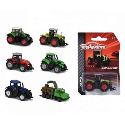 majORETTE Spielzeug-Traktor 212057400 Farm Assortment 6-sort.