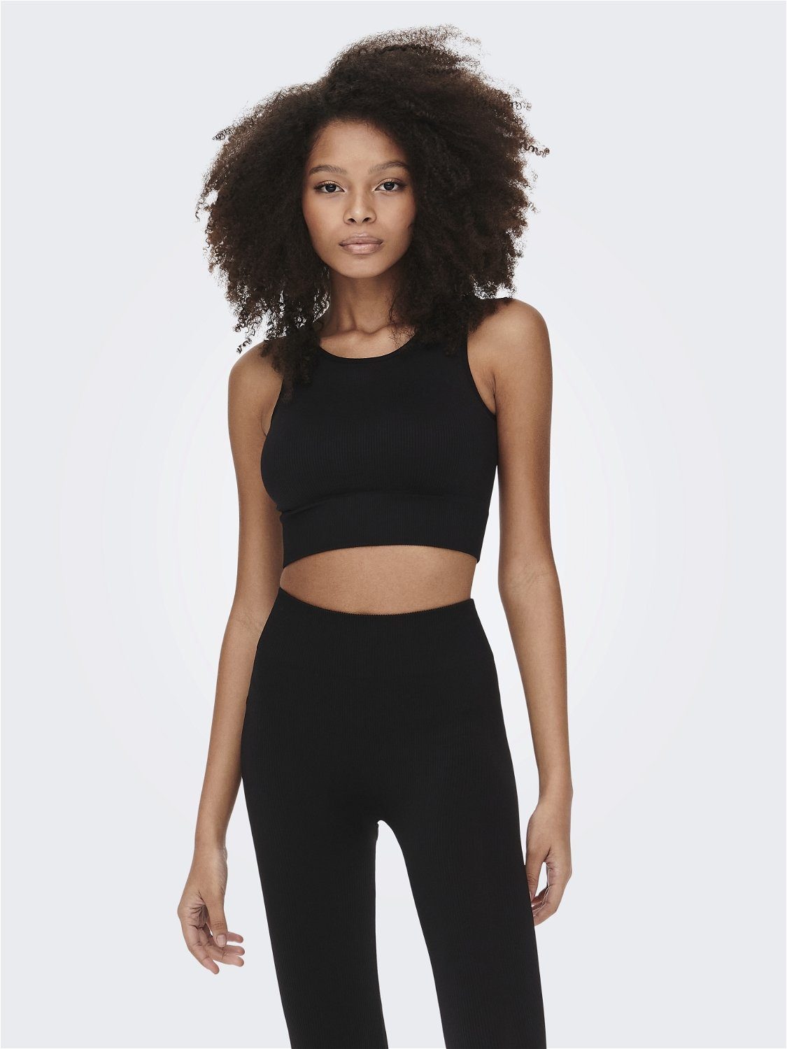 ONLY Play Trainingstop ONPJAIA LIFE Cropped Fit, in feiner Rippstruktur
