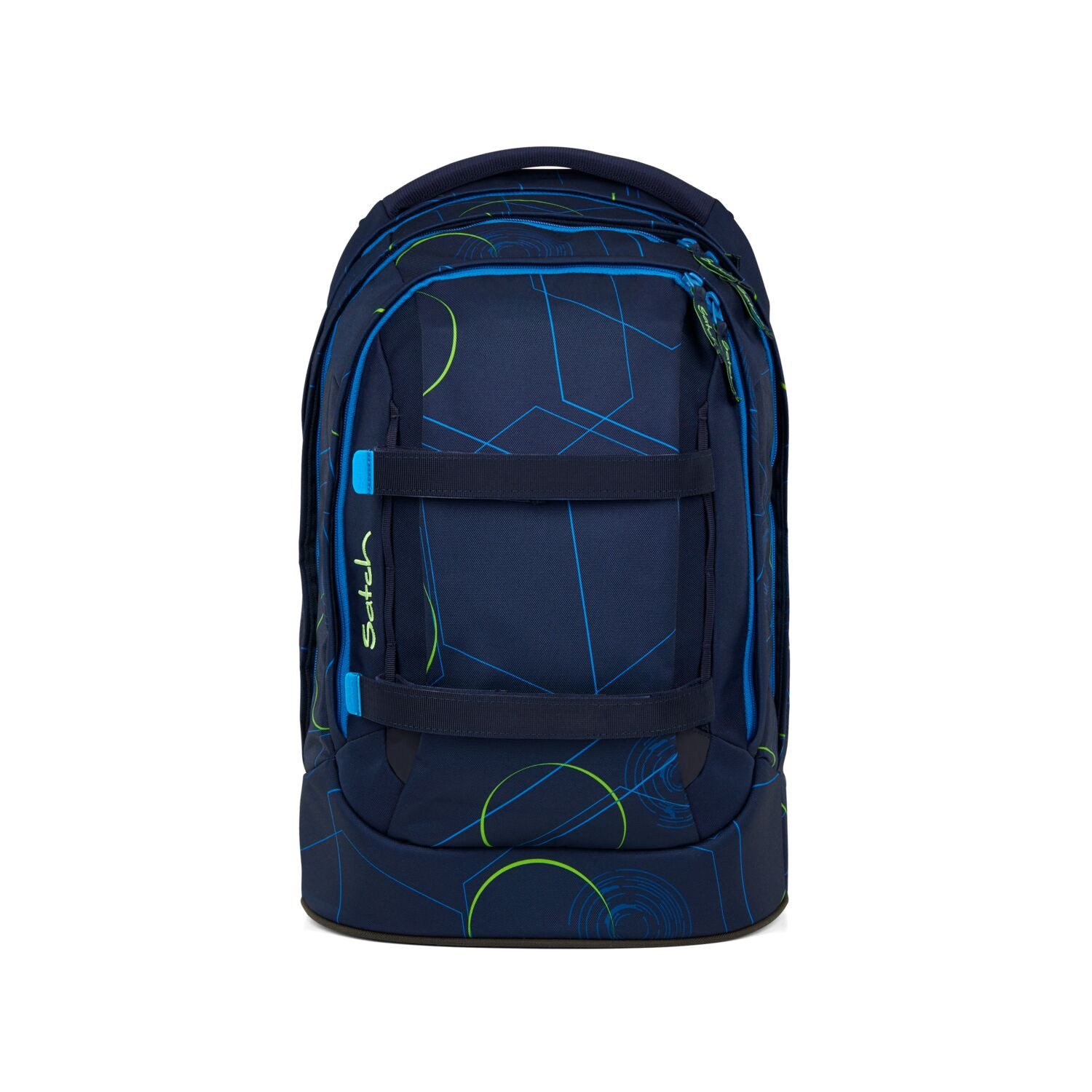 Satch Schulranzen Schulrucksack PACK BlueTech (1 Stück), ergonomisch, Your-Size-System: auf Körpergröße anpassbar