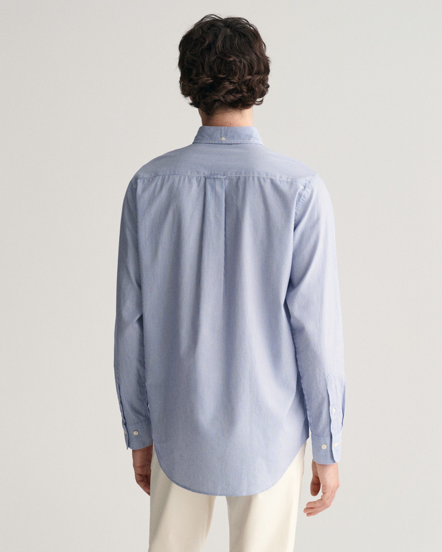 Gant Langarmhemd REG POPLIN BANKER SHIRT Banker Stripe Popeline, leichte Baumwolle