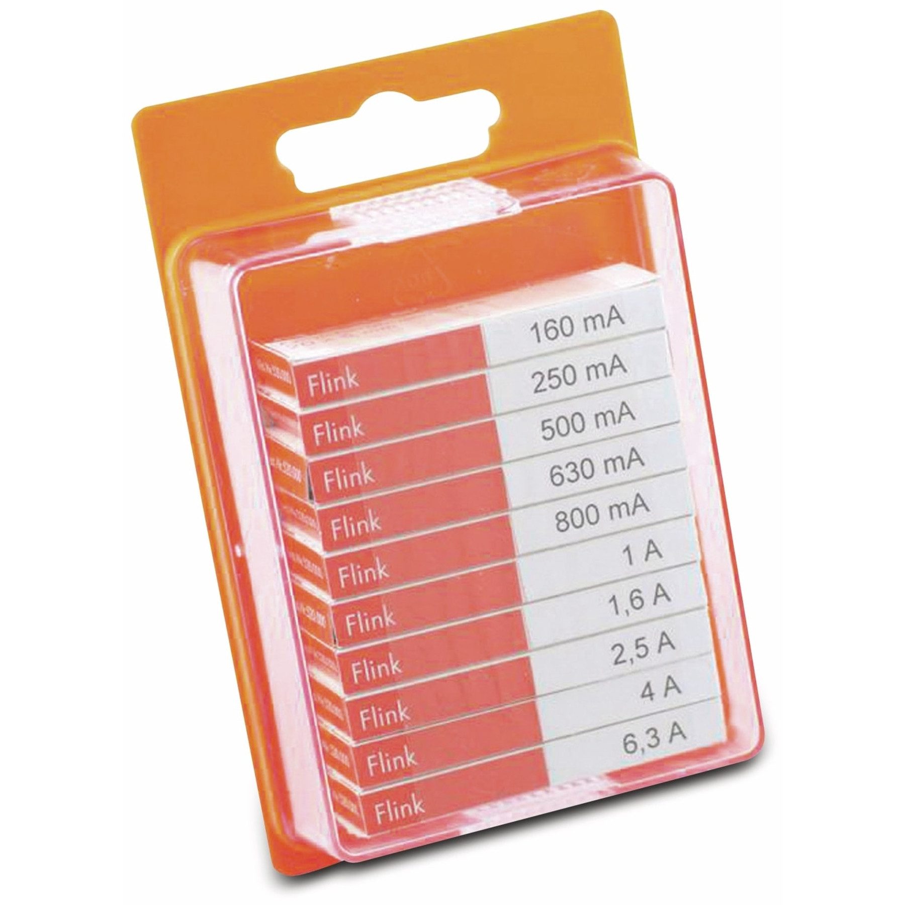 ESKA Zylindersicherungshalter ESKA Feinsicherung-Sortiment 120900, (x L) 5 mm x 20 mm Flink -F-