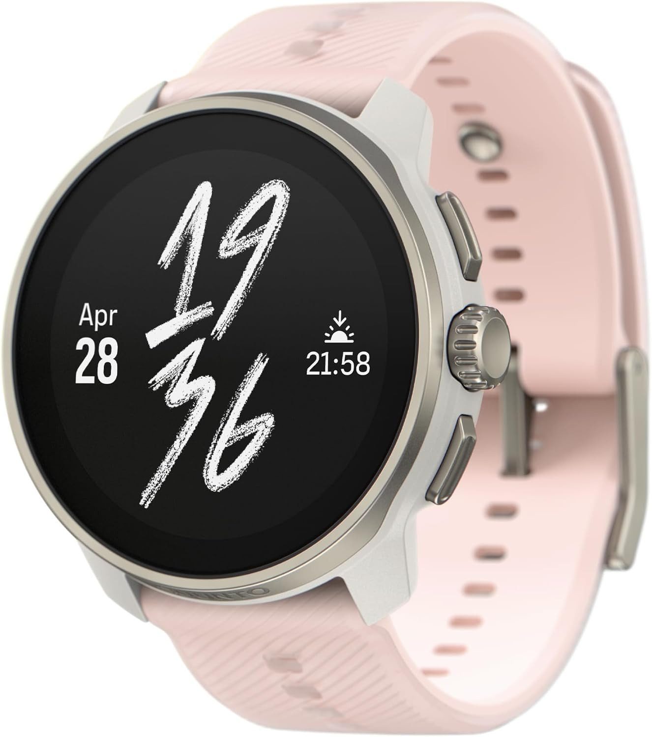 Suunto Smartwatch (3,3 cm, android ios), Multisport Smartwatch mit GPS AMOLED Display HRV und 95 Sportmodi