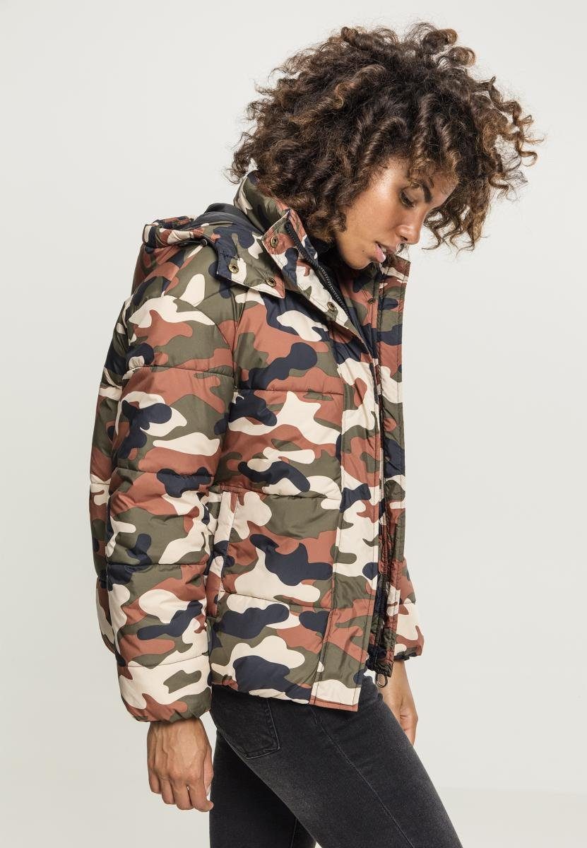 Damen Camo CLASSICS Winterjacke Jacket Boyfriend (1-St) Puffer rustycamo URBAN Ladies