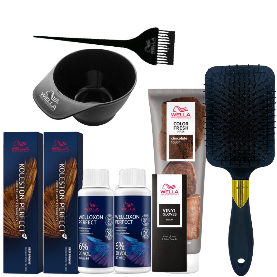 Wella Haarfarbe Mocca Shine Perfect Color Kit