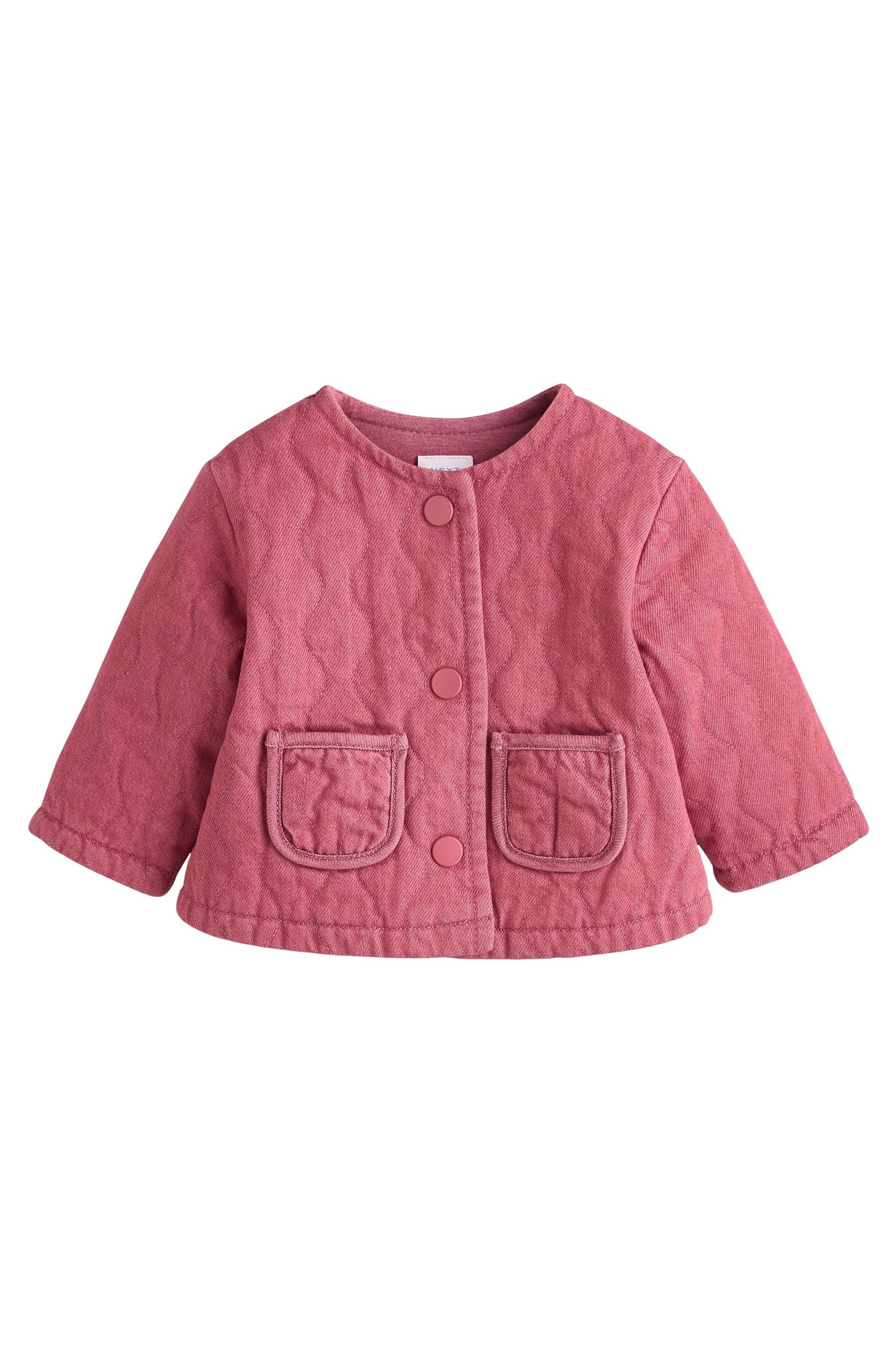 Jeansjacke Gesteppte Denim-Babyjacke