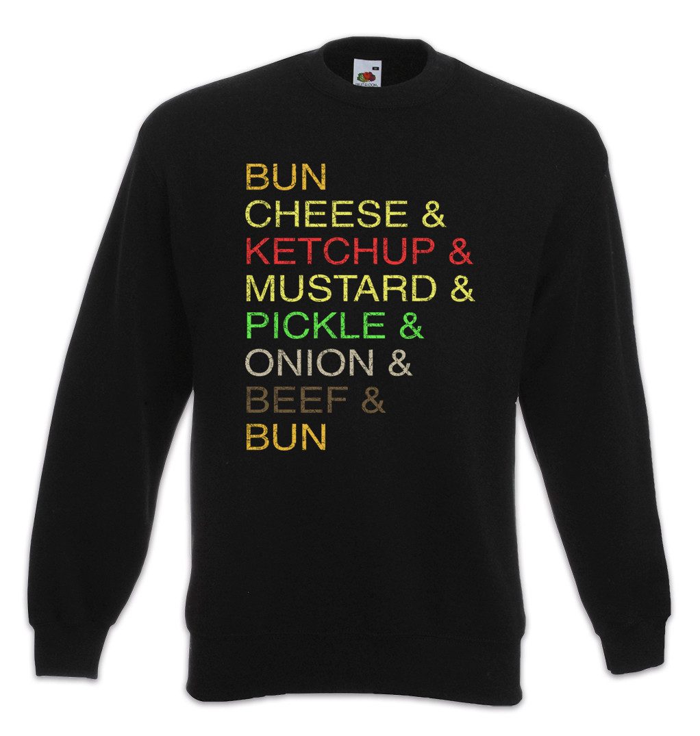 Sweatshirt BBQ Sweatshirt Grillen Barbecue Grill Chef Meister Steak Burger Bun
