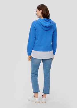 s.Oliver Sweatshirt Sweatshirt mit Layering-Detail Layering