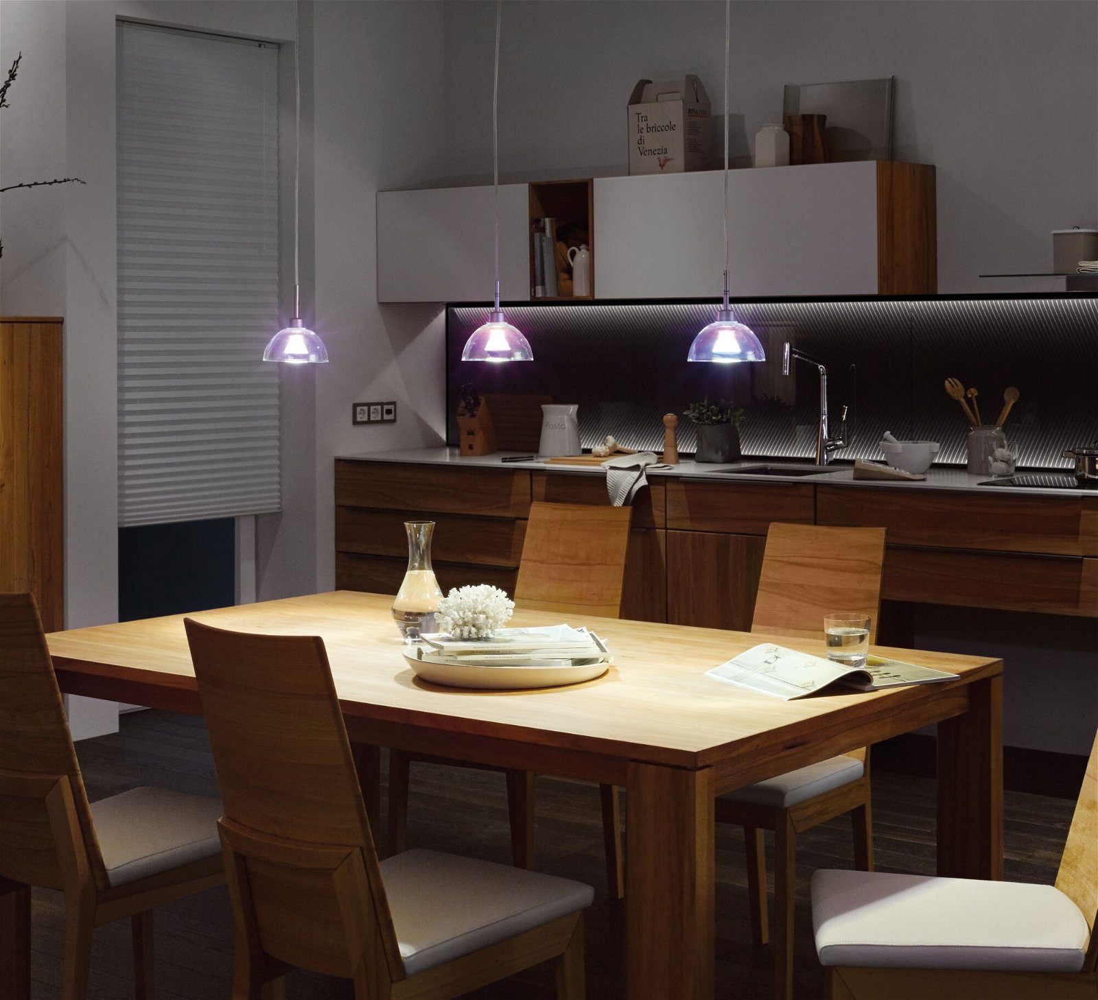 Paulmann Schienensystem-Leuchten URail Pendel Sarrasani E14 max. 20W dimmbar 230V, Dichroic, ohne Leuchtmittel