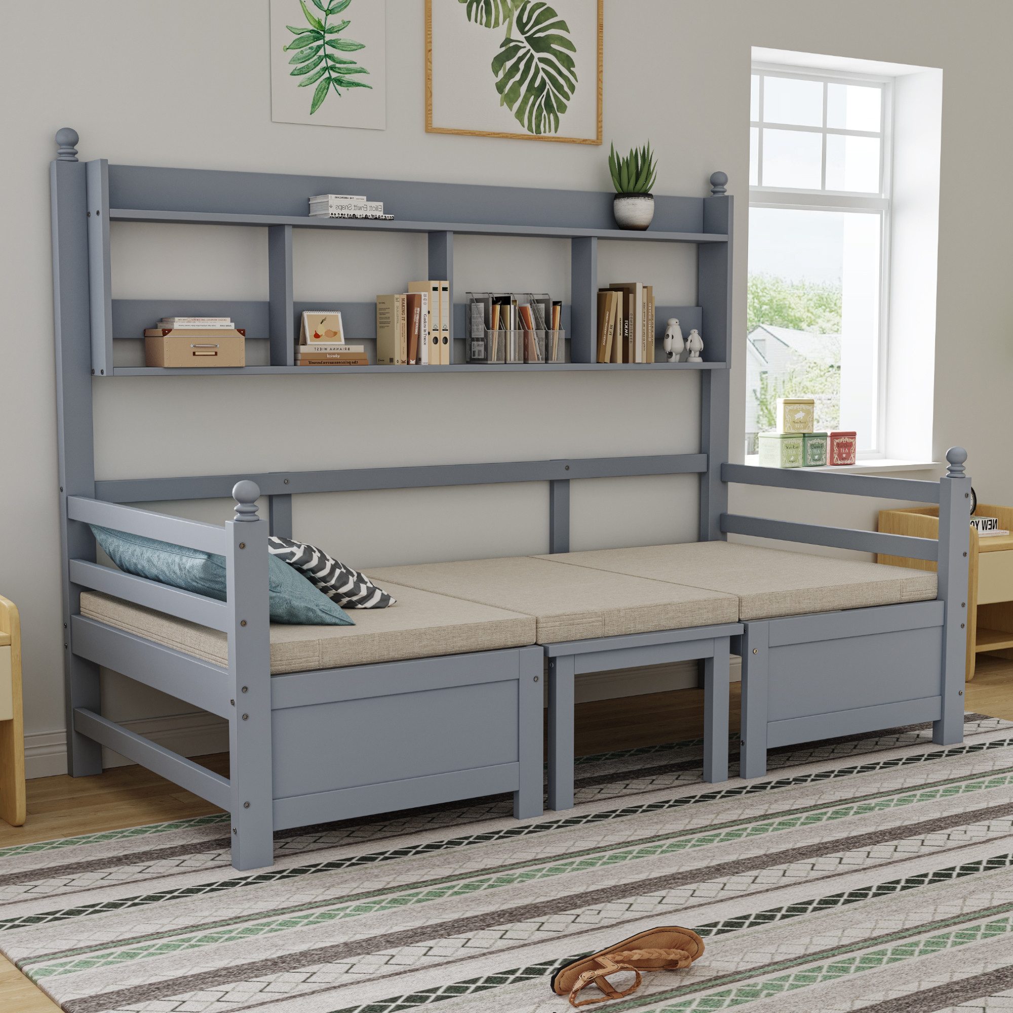 Flieks Kinderbett, Massivholzbett Daybett 90x200cm mit günstig online kaufen