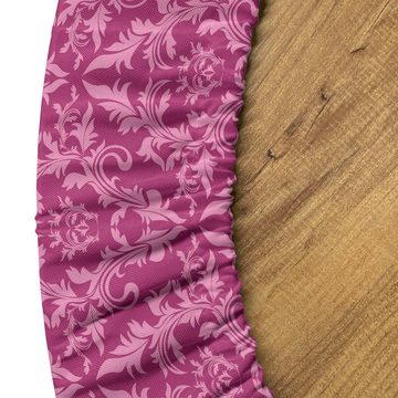 Abakuhaus Tischdecke Rundum-elastische Stofftischdecke, Rosa Damast Victorian Monochrome