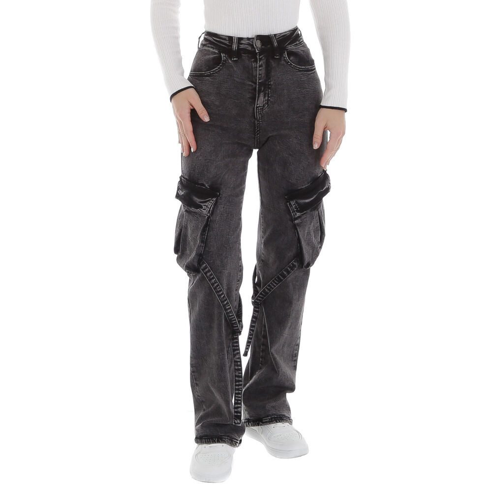 Ital-Design Cargojeans Damen Freizeit (87217127) Used-Look günstig online kaufen
