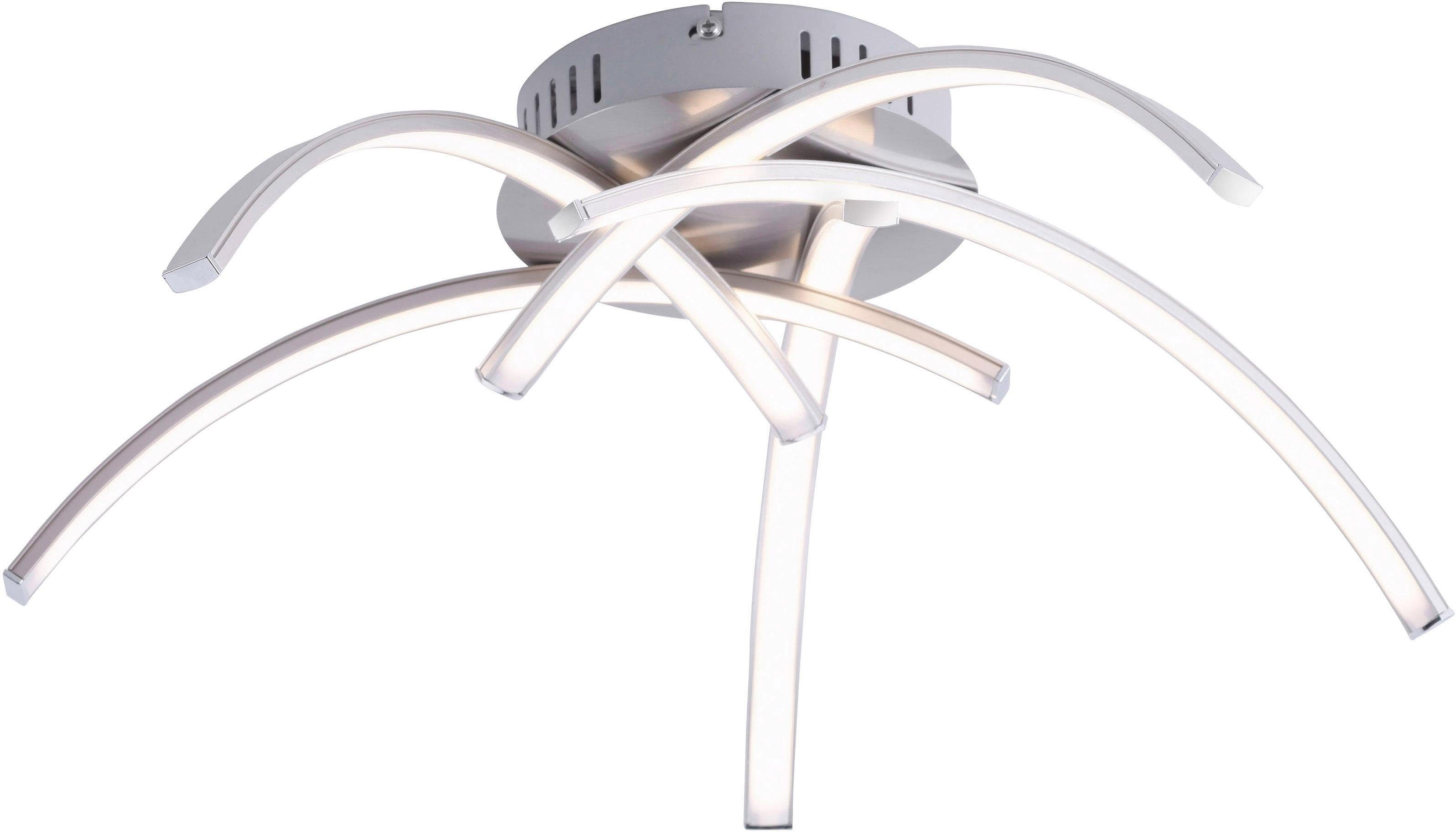 JUST LIGHT Deckenleuchte VALERIE, LED fest integriert, Warmweiß, Deckenlamp günstig online kaufen