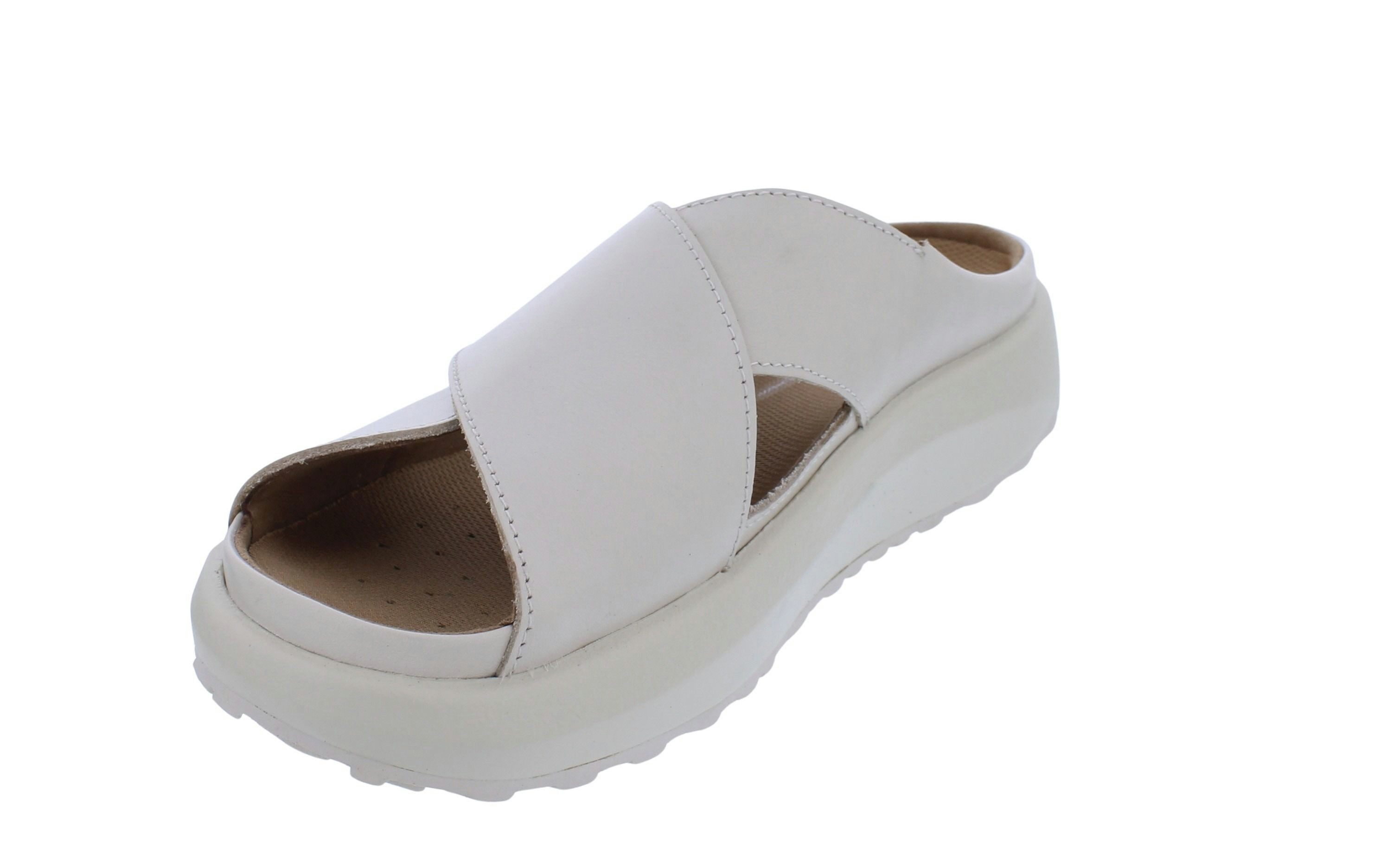 Joya Joya Pantolette Alicante Light Beige JY131A, Glattleder, Klettverschlu Pantolette – Bild 4 von 5