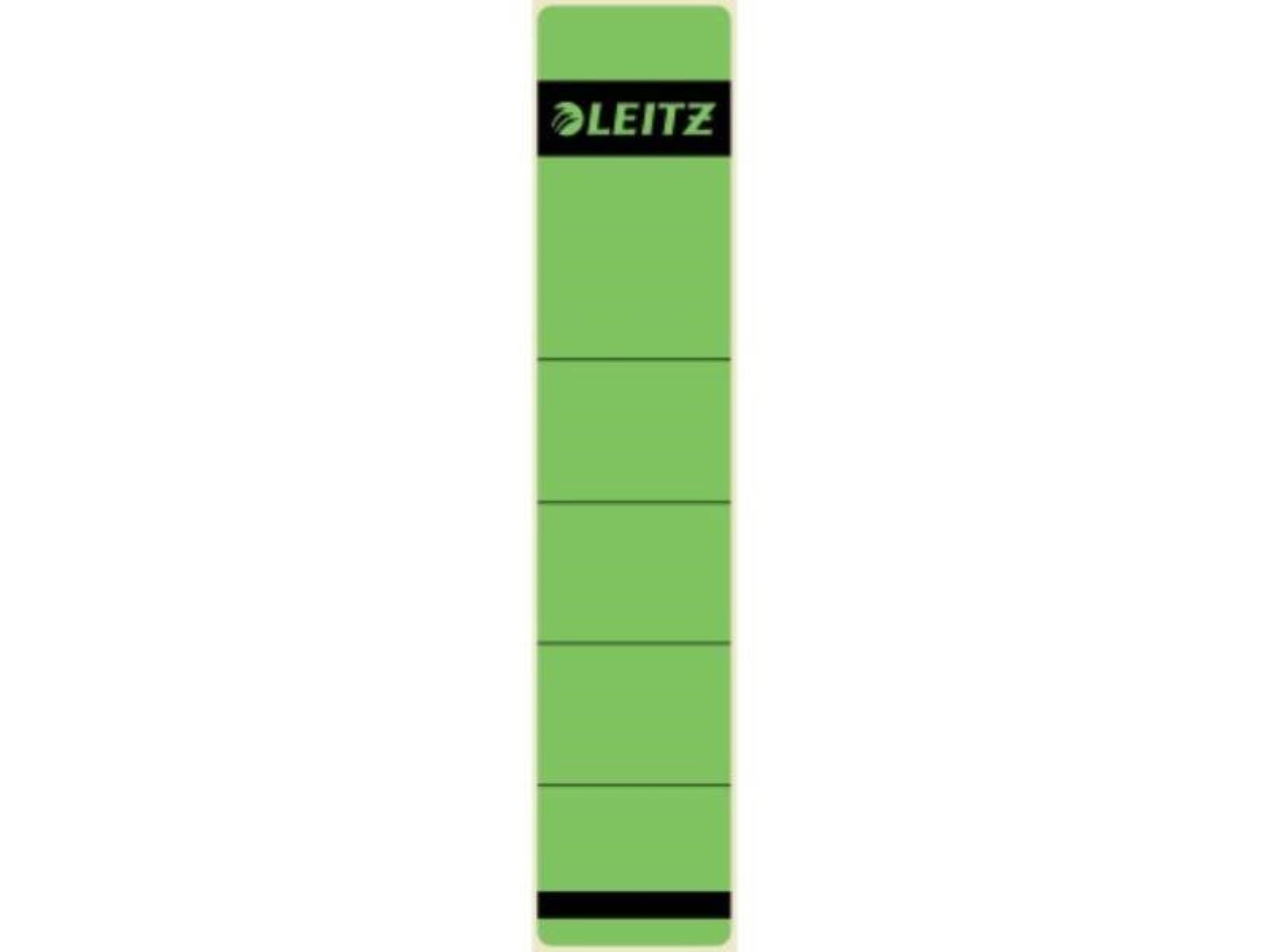 LEITZ Etikett Leitz Ordneretikett 16430055 kurz/schmal Papier gn 10 St./Pack.