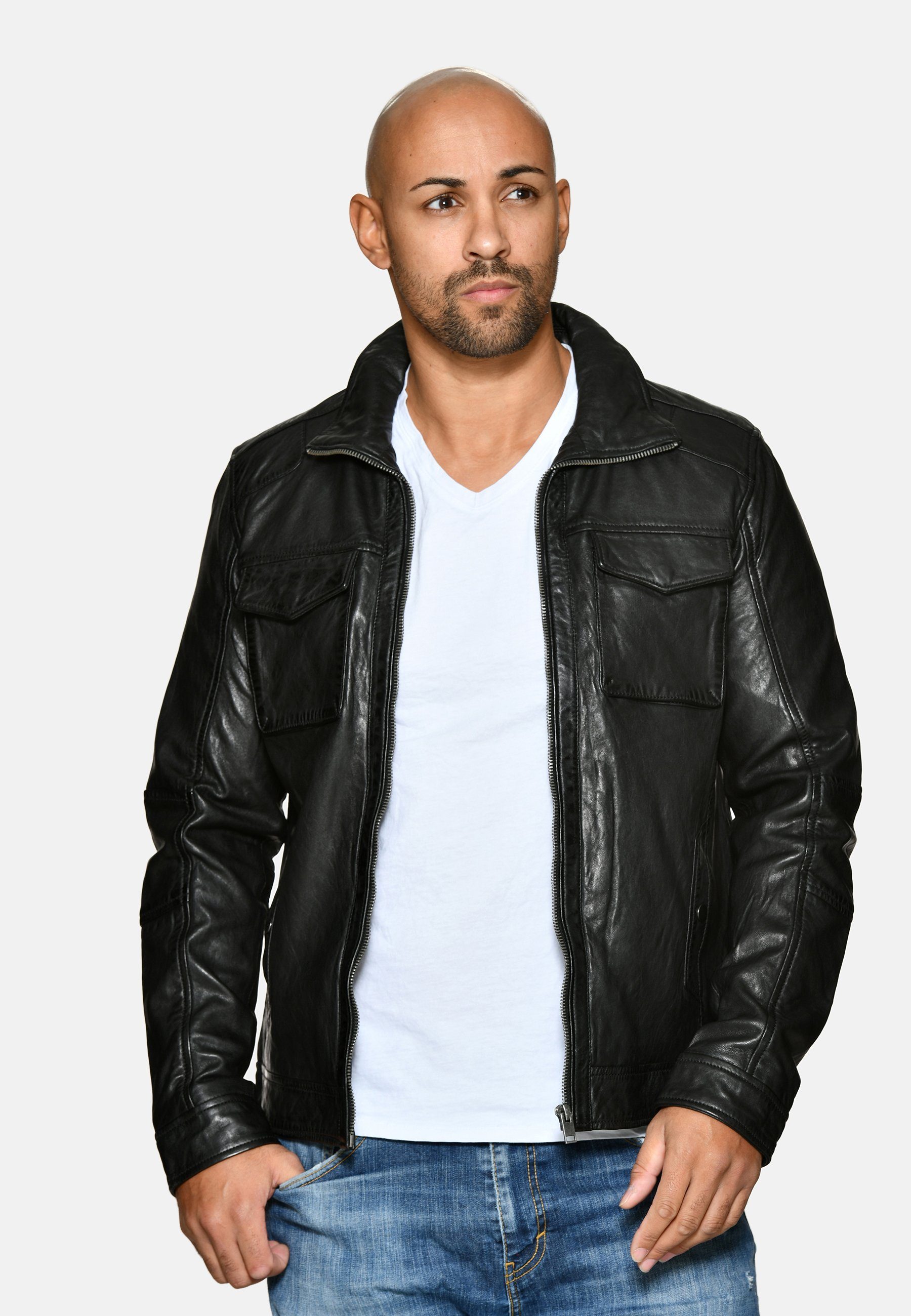 black Bikerjacke 3102101BI JCC