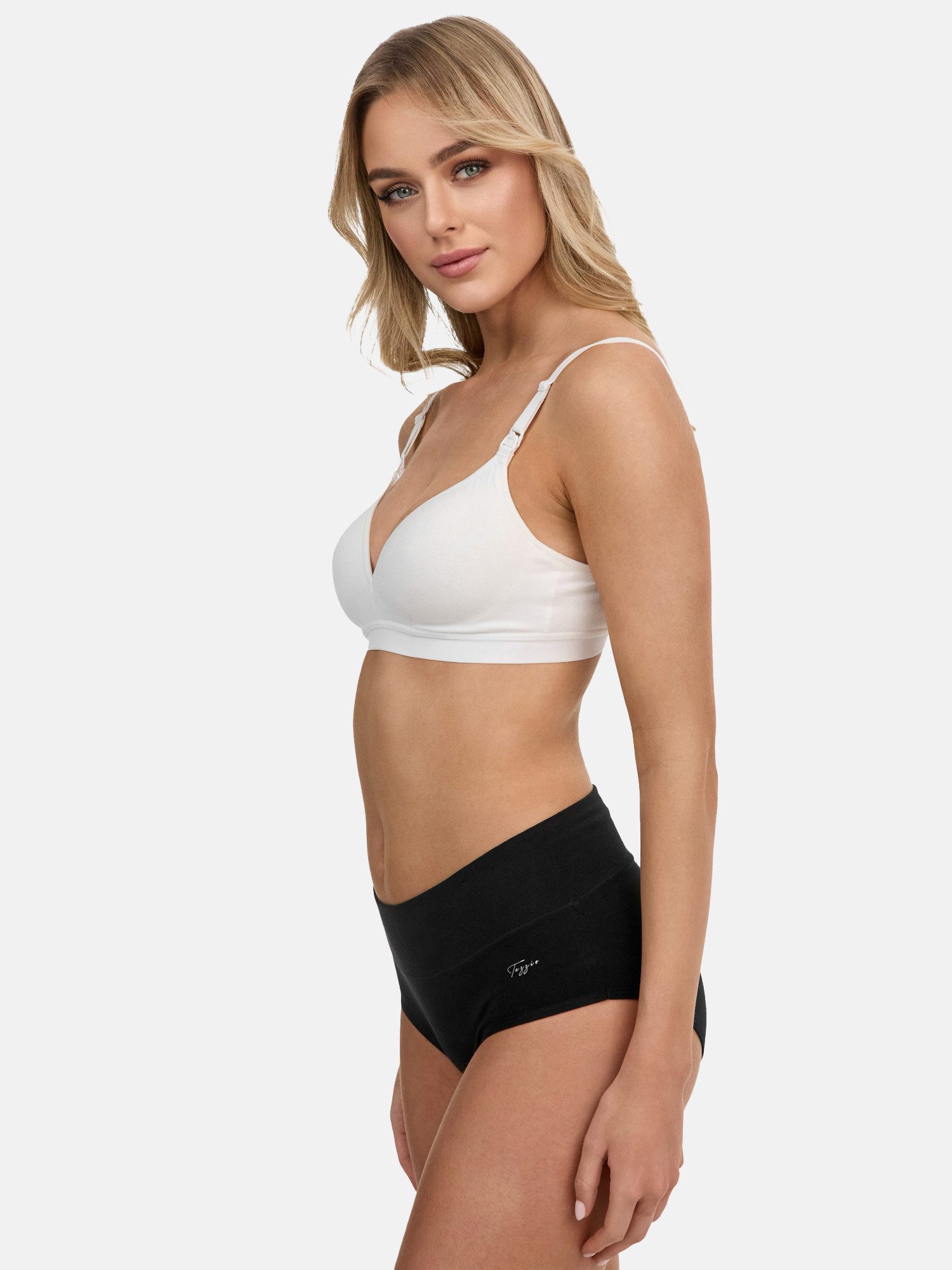 Tazzio Taillenslip 3er-Pack Damen Slip F920 (Packung, 3-St., 3er-Pack) hoher Bund kaschiert, zeichnet sich nicht ab – Bild 4 von 5