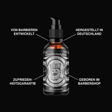 Charlemagne Premium Bartöl Charlemagne Beard Oil Imperial Inheritance - Vanilla&Tobacco - 30 ml, Made in Germany